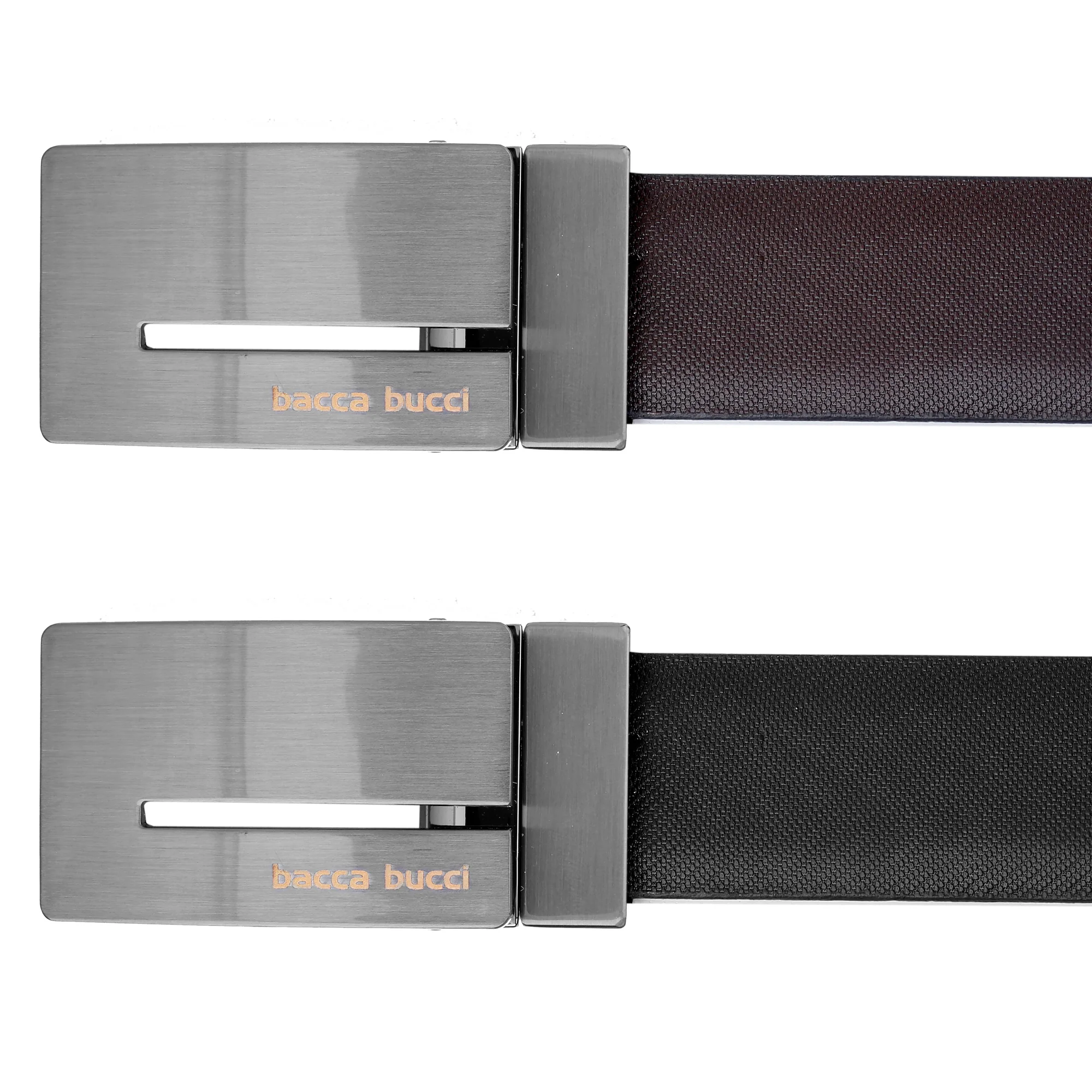 Bacca Bucci 35  MM  Nickle  Free Reversible-Clamp Belt  Buckle with Branding (Buckle only) - Image 2