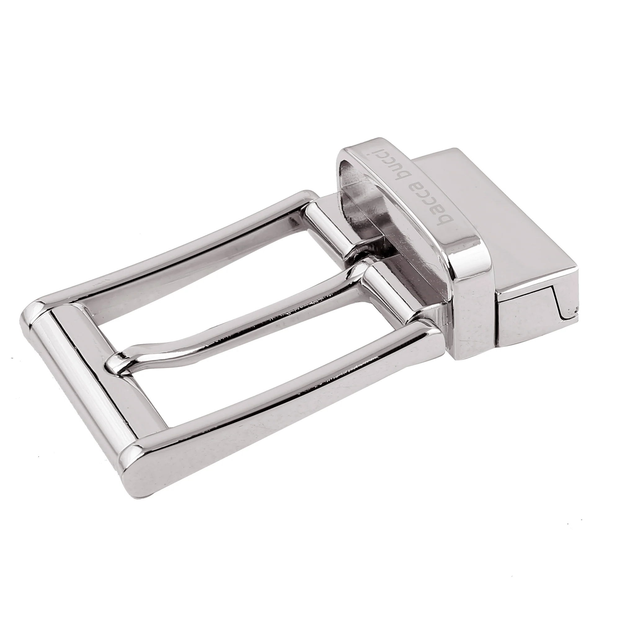 Bacca Bucci 35 MM Nickle Free Reversible-Clamp Belt-Buckle with Branding (Buckle only) - Image 3