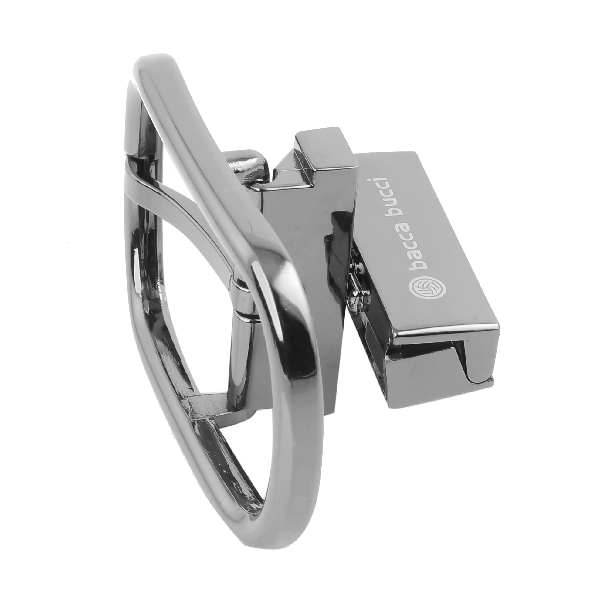 Bacca Bucci 35MM Nickle-Free Reversible Clamp Belt Buckle with Branding (Buckle only) - Image 5