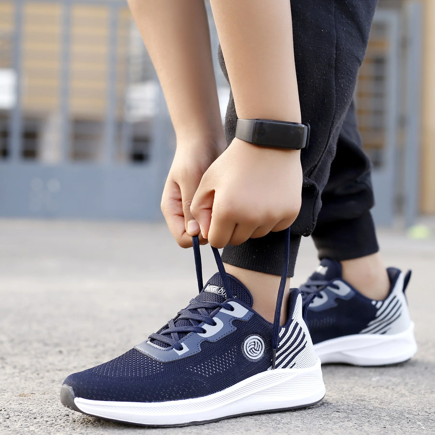 Bacca Bucci Boys or Girls Essential Knit Running Sports Shoe (Age: 8 year to 12 years) - Image 3