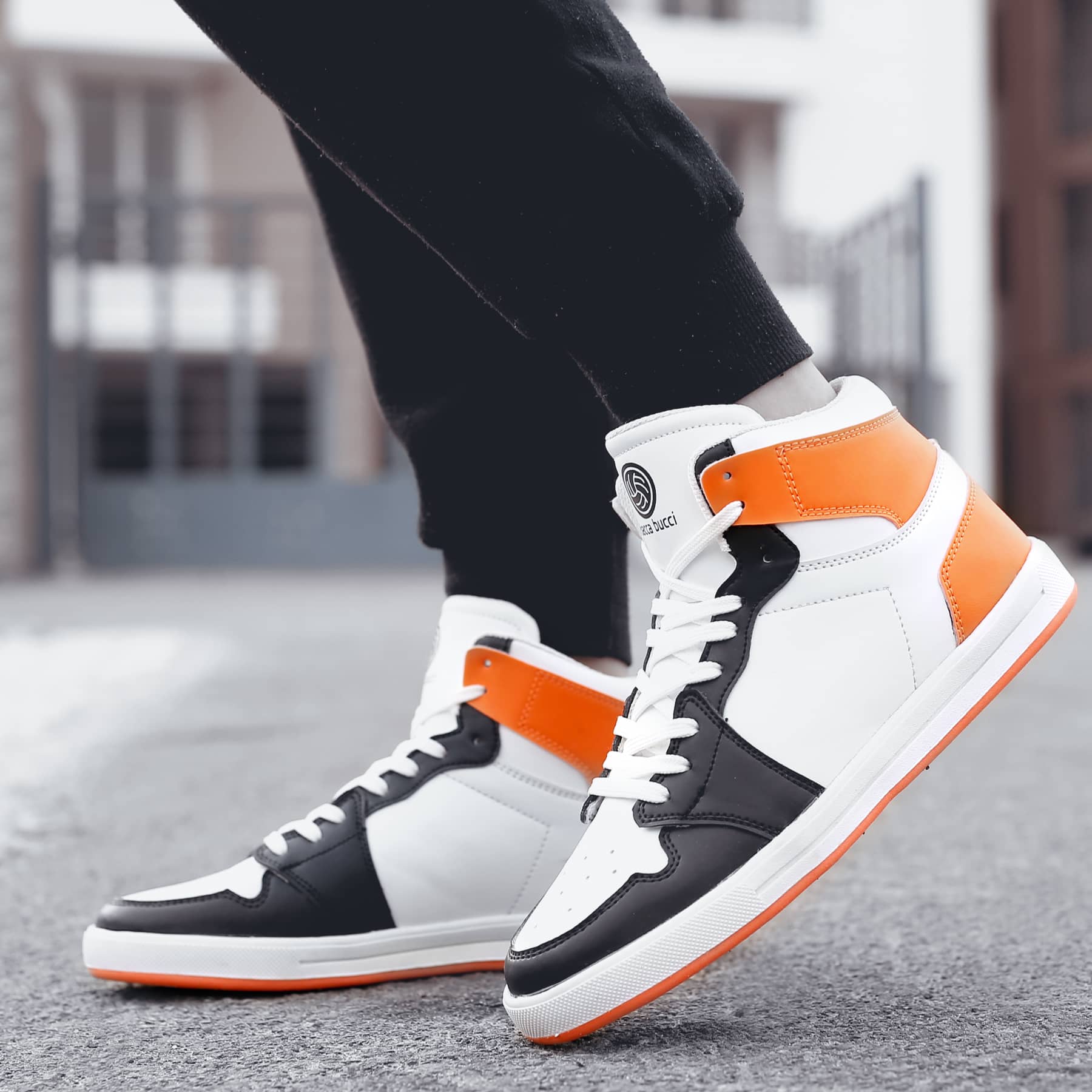 Bacca Bucci Boys or Girls Streetwear Flat Heel High-top Fashions Sneakers (Age : 8 Years to 12 Years) - Image 3