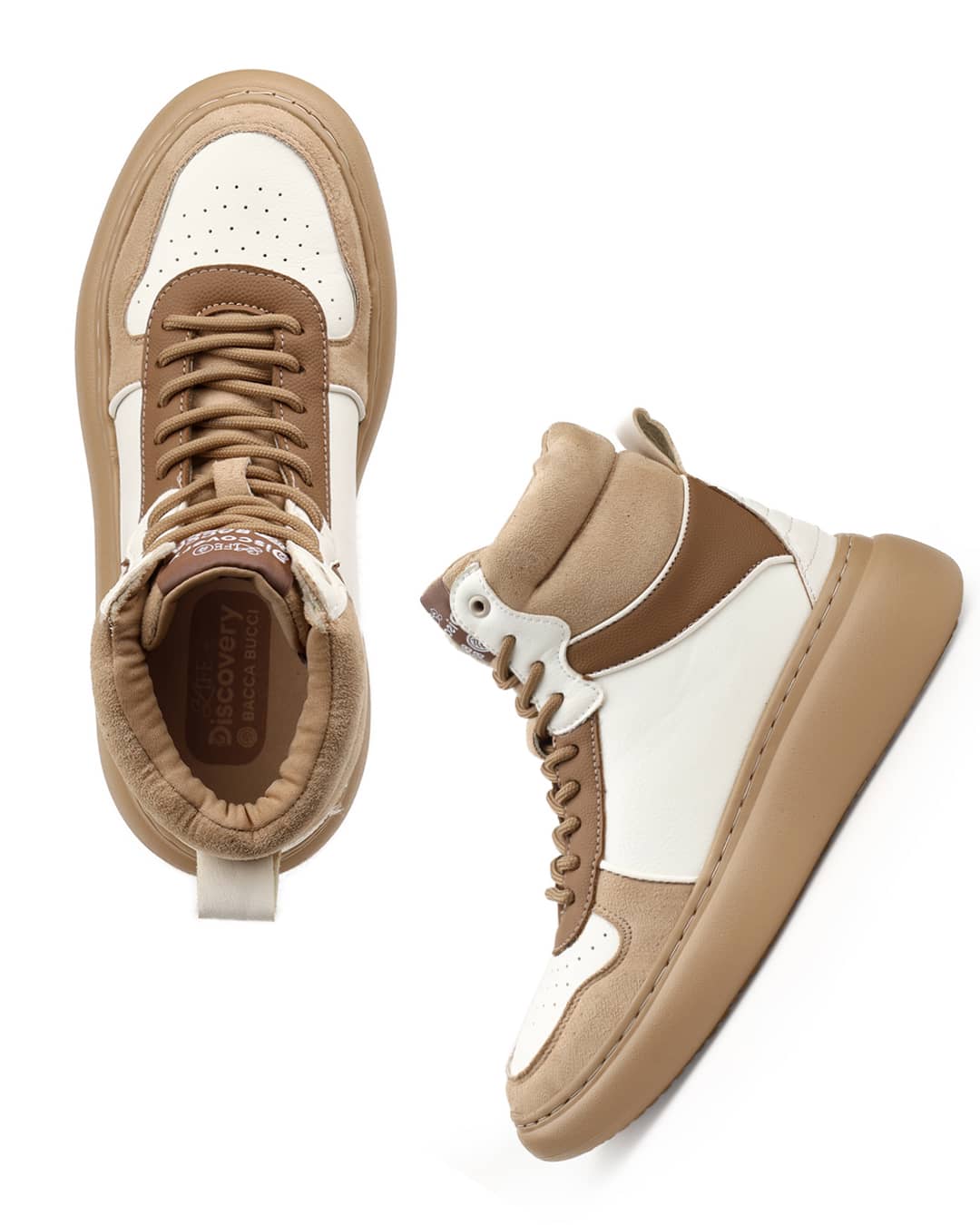 Bacca Bucci × Discovery Noir Women’s High-Top Sneakers - Image 6