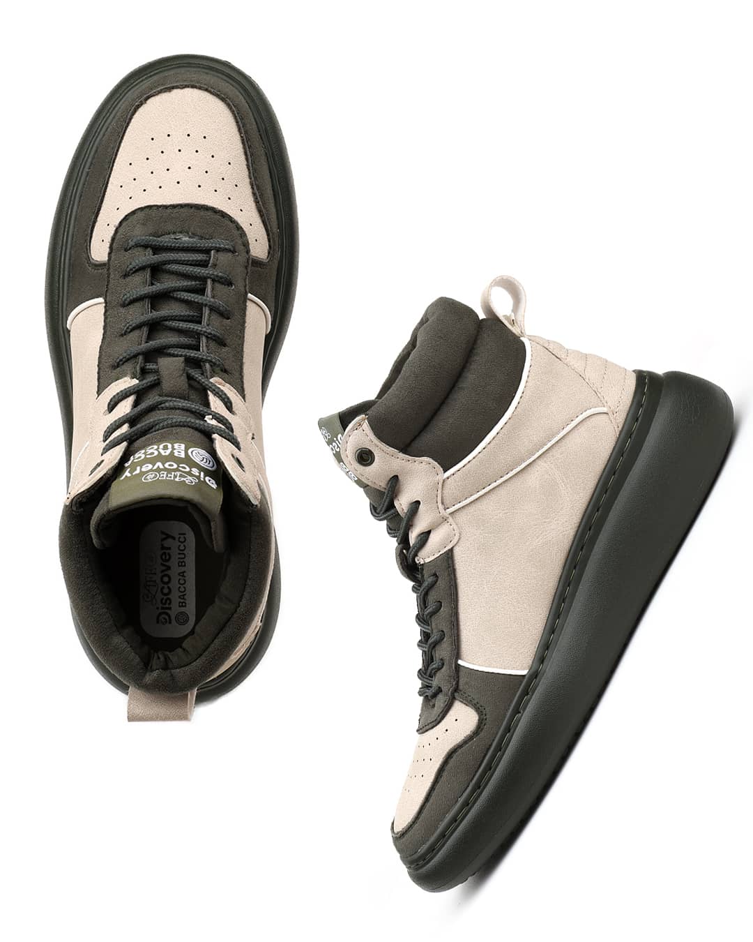 Bacca Bucci × Discovery Noir Women’s High-Top Sneakers - Image 12