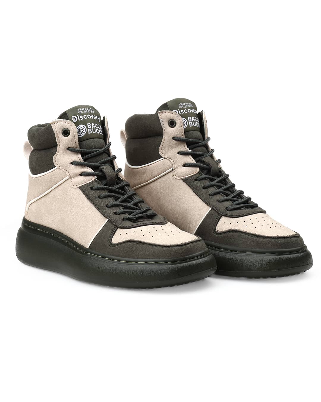 Bacca Bucci × Discovery Noir Women’s High-Top Sneakers - Image 13