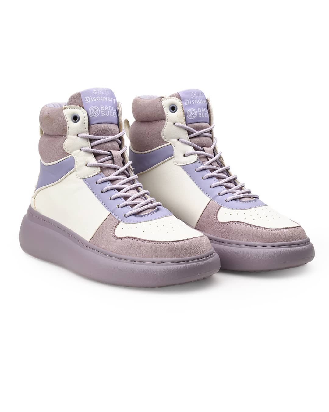 Bacca Bucci × Discovery Noir Women’s High-Top Sneakers - Image 20
