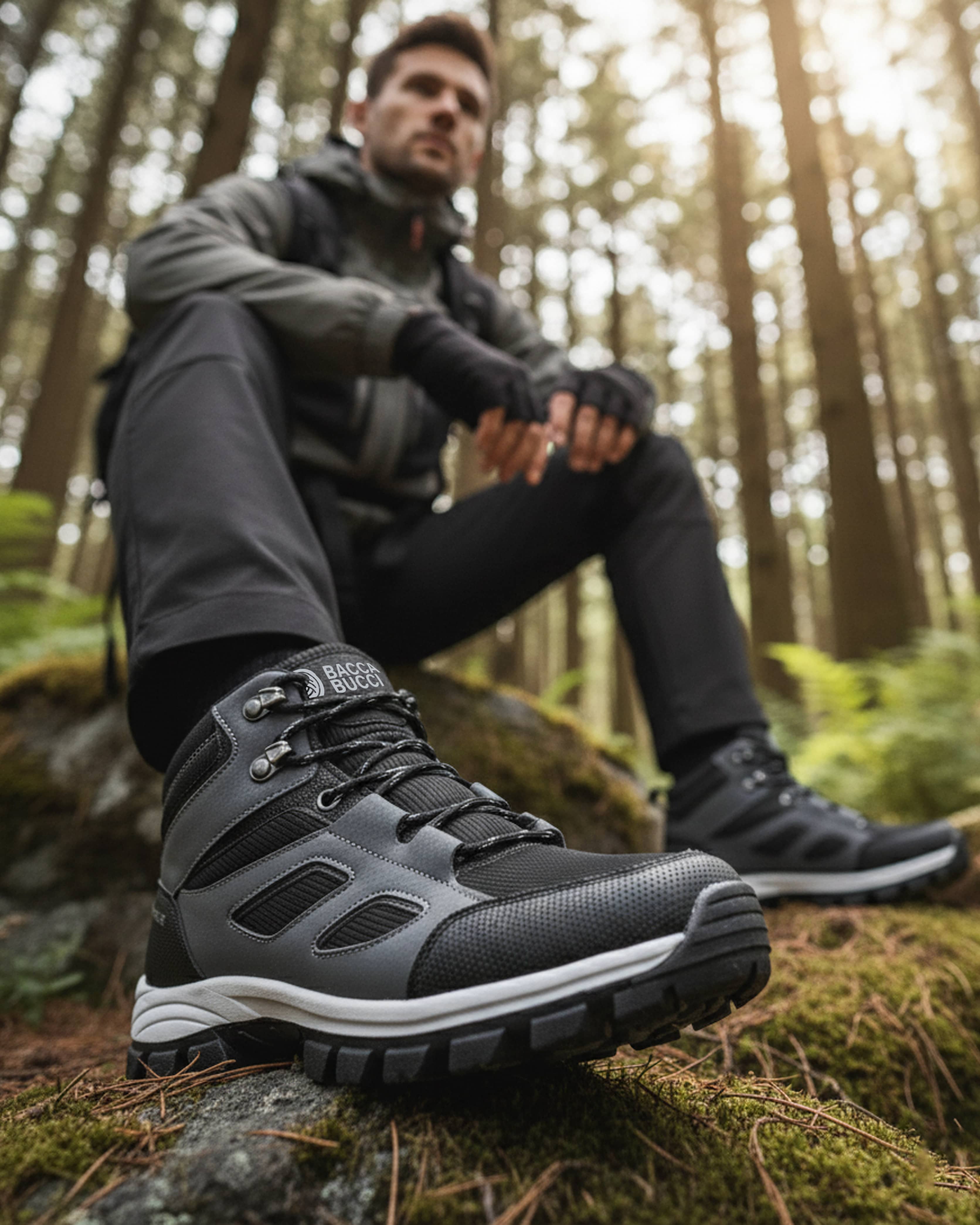 Bacca Bucci ENDURO High-Top Outdoor Hiking Boots - Image 3