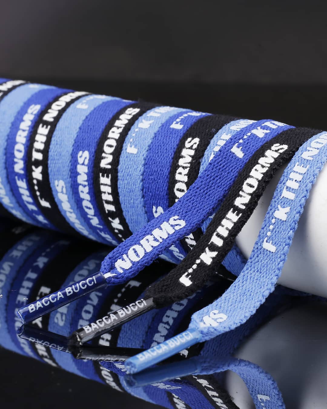 Bacca Bucci "F***K THE NORMS" Sneaker Laces - Image 3