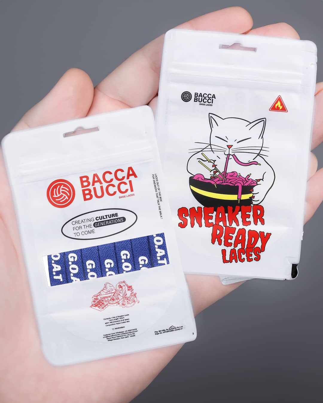 Bacca Bucci "G.O.A.T" Sneaker Laces - Image 14