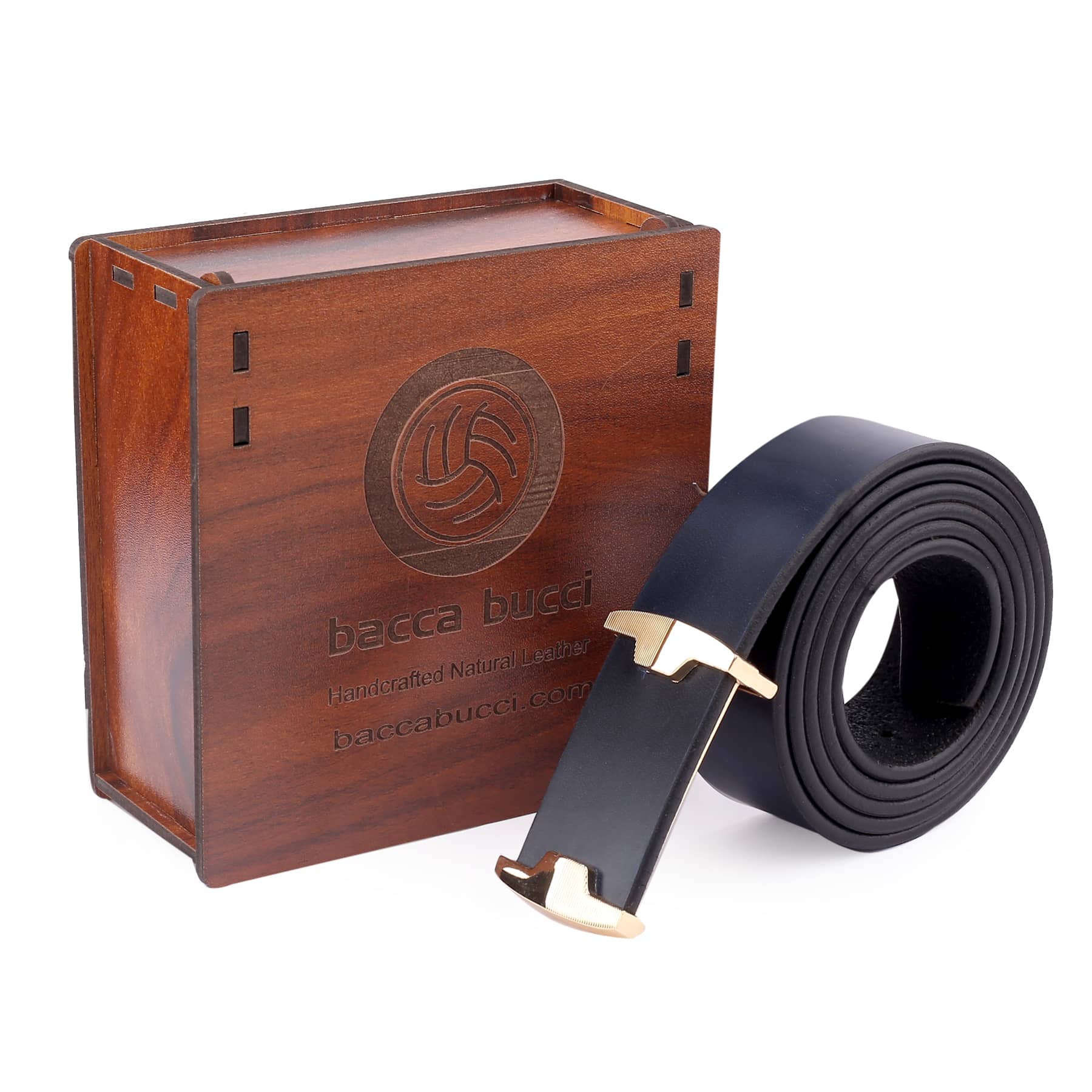 Bacca Bucci Genuine Leather Dress/Casual Men Belt with Pin Buckle - Image 10