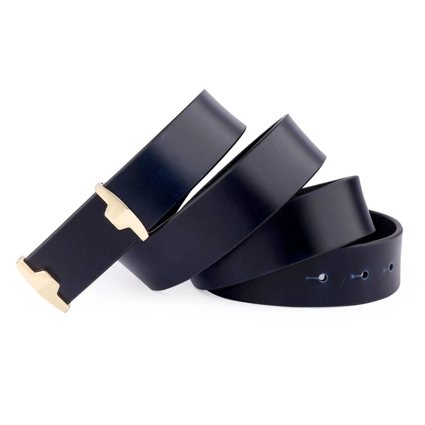 Bacca Bucci Genuine Leather Dress/Casual Men Belt with Pin Buckle - Image 8