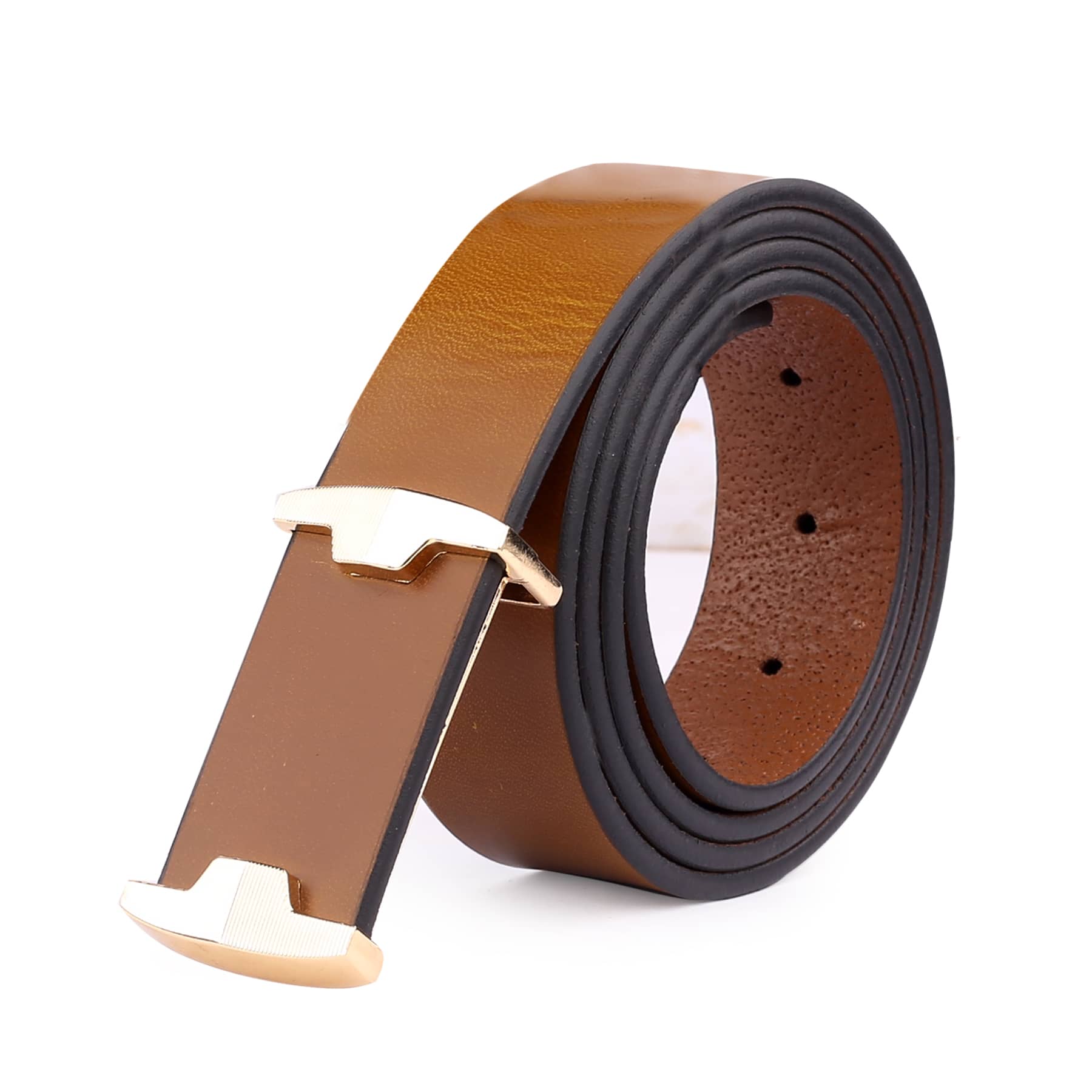 Bacca Bucci Genuine Leather Dress/Casual Men Belt with Pin Buckle - Image 7