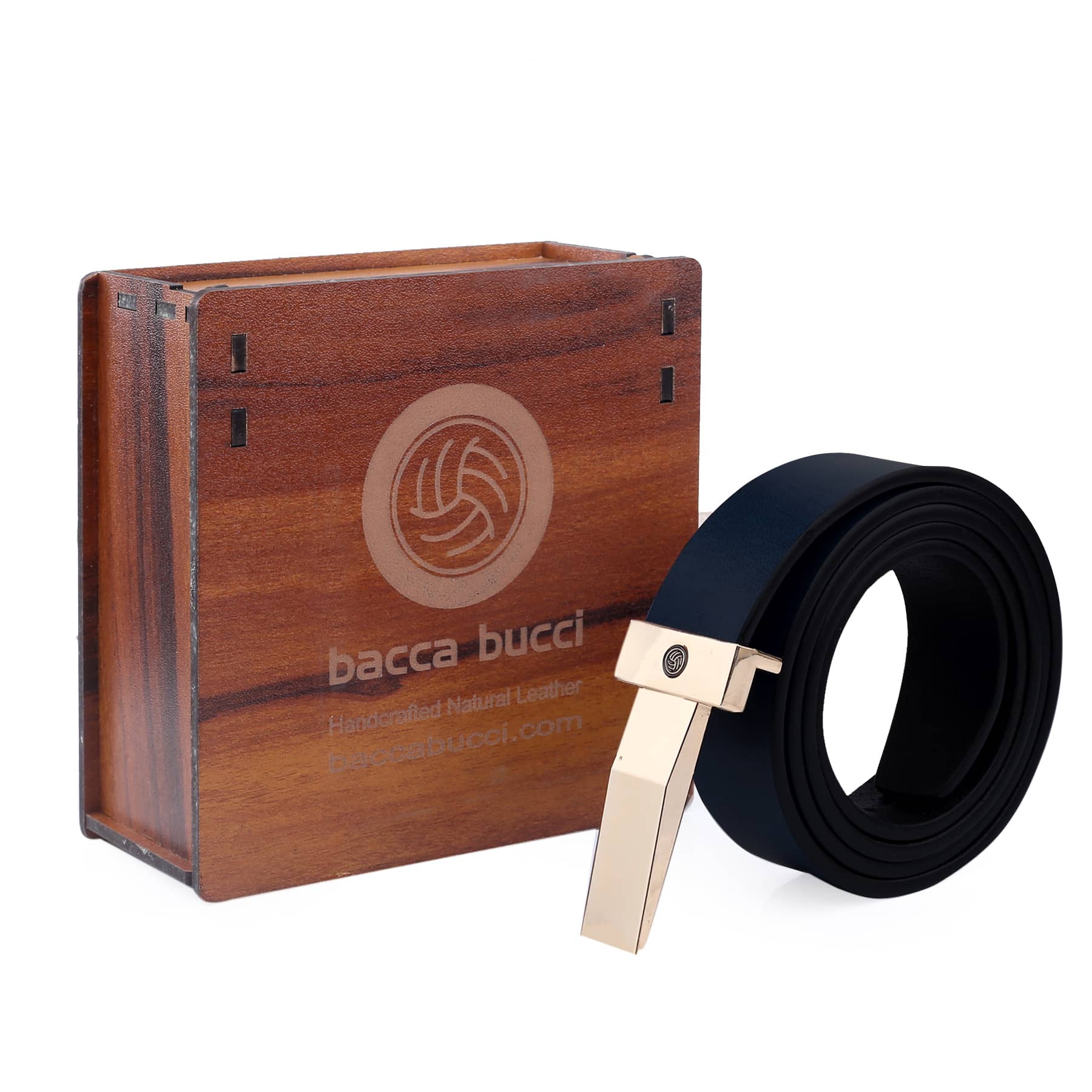 Bacca Bucci Genuine Leather Formal Dress Belts with a Stylish Finish & a Nickel-Free Buckle - Image 6