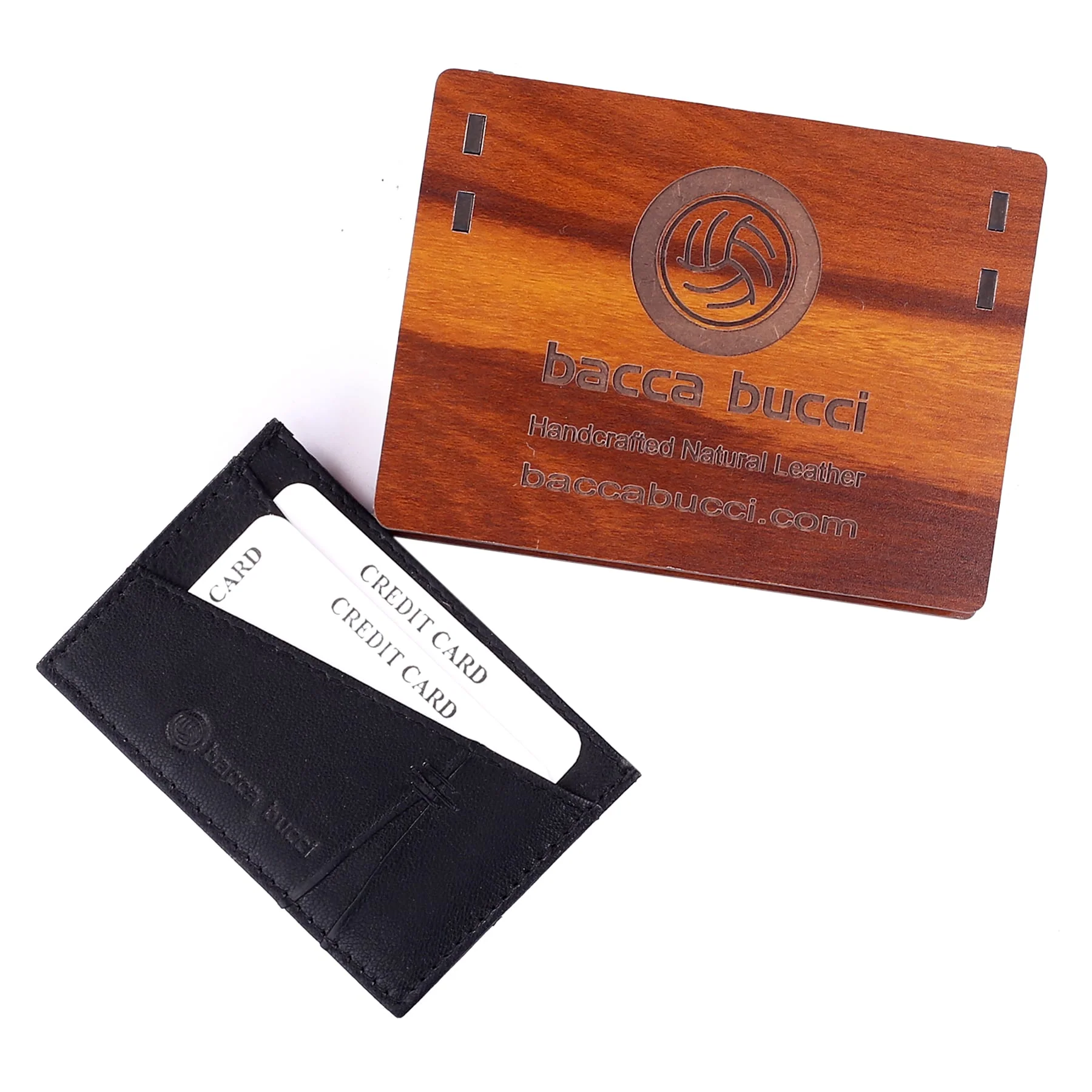 Bacca Bucci Genuine Leather Unisex Wallet Credit Card Holder - Image 4