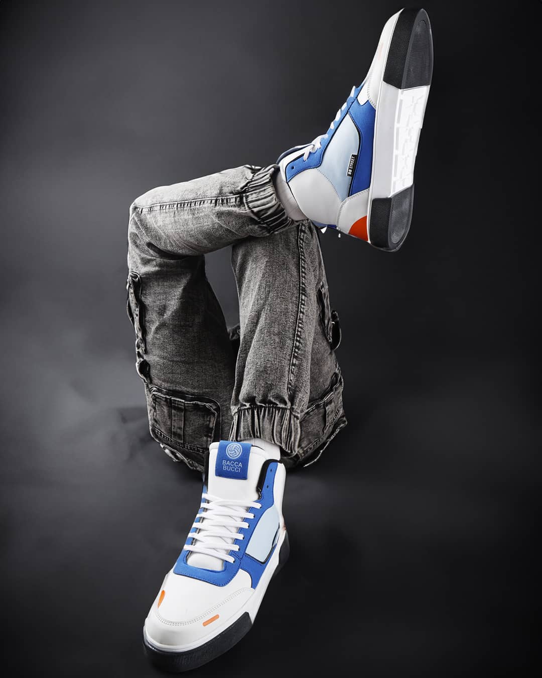 Bacca Bucci High-top SKYLINE SOARER Men's Sneakers - Gen Z Style Elevation - Image 3