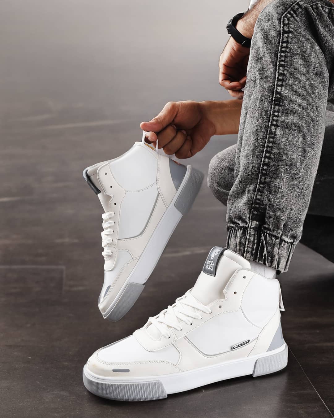 Bacca Bucci High-top SKYLINE SOARER Men's Sneakers - Gen Z Style Elevation - Image 9