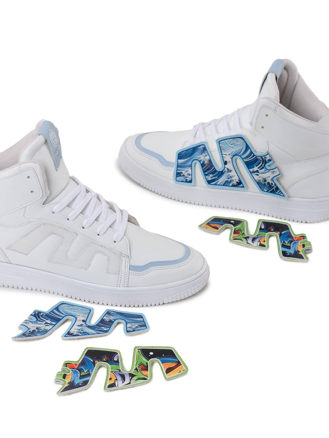 Bacca Bucci High-Top PATCH-PLAY Men's Sneakers - Image 16