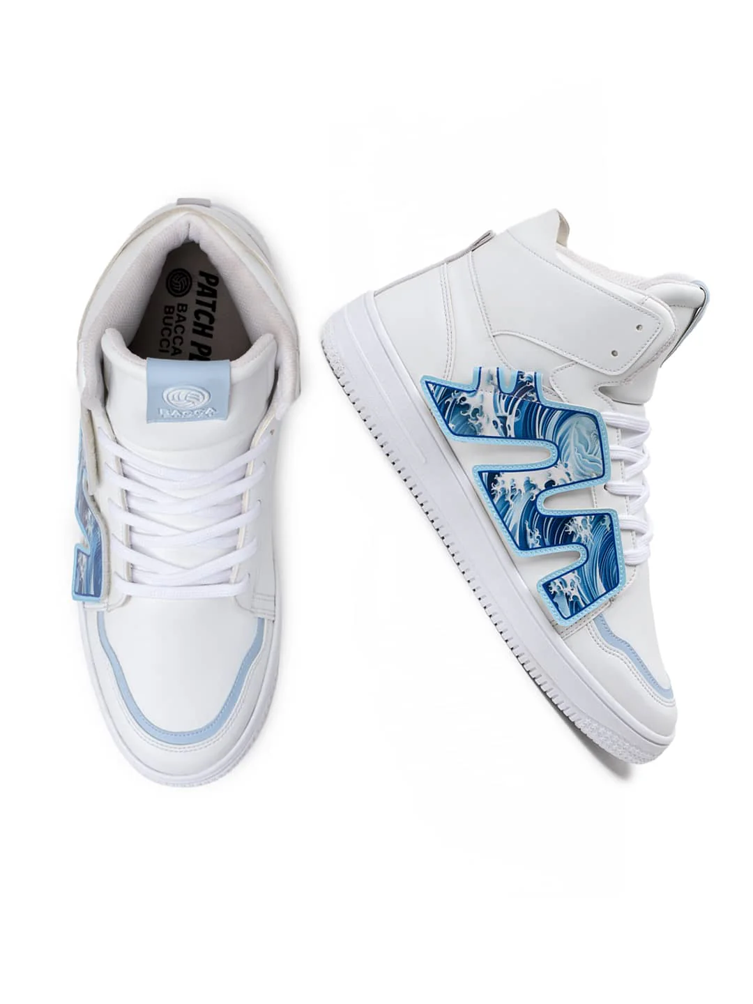 Bacca Bucci High-Top PATCH-PLAY Men's Sneakers - Image 19