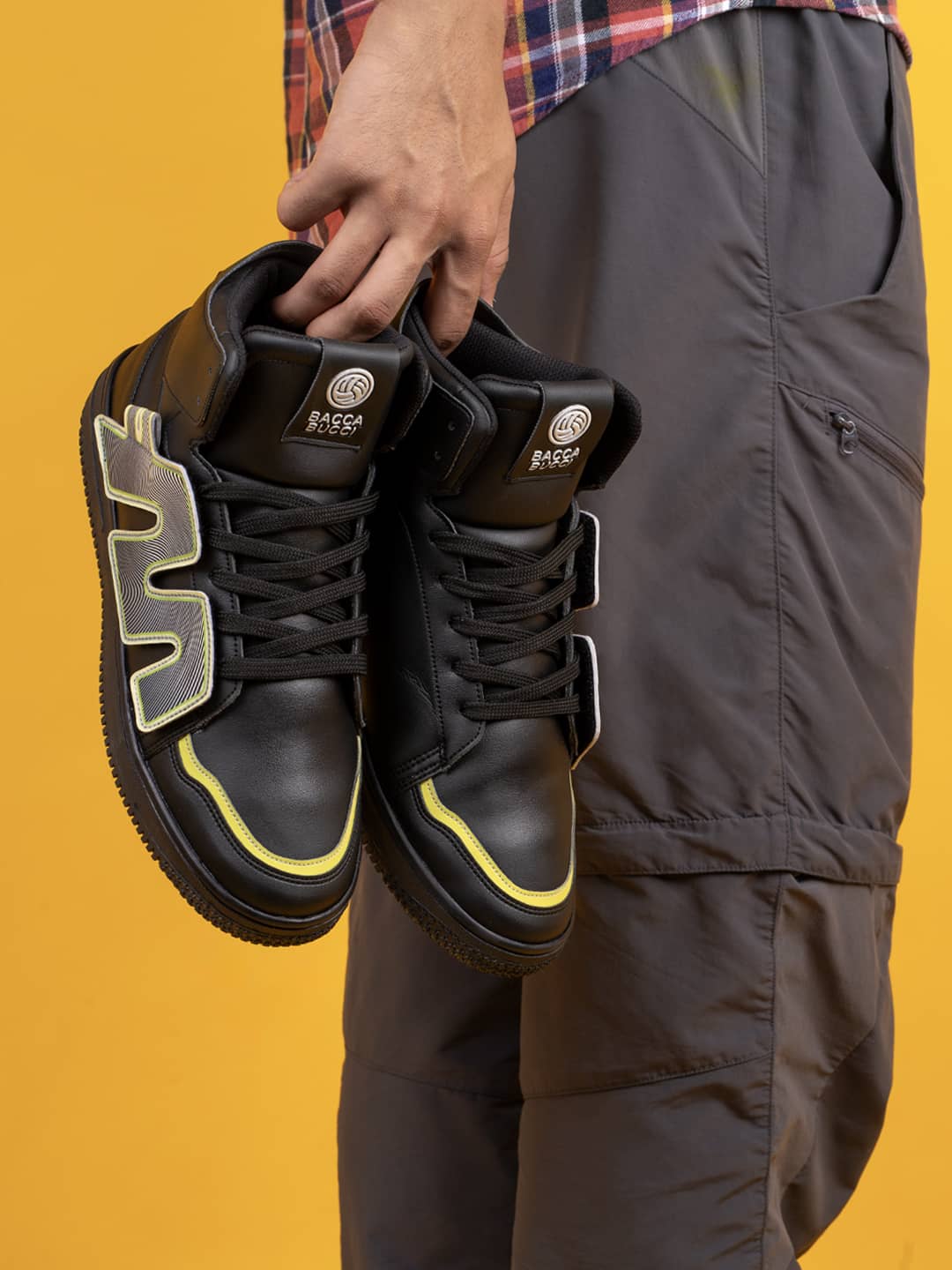 Bacca Bucci High-Top PATCH-PLAY Men's Sneakers - Image 6