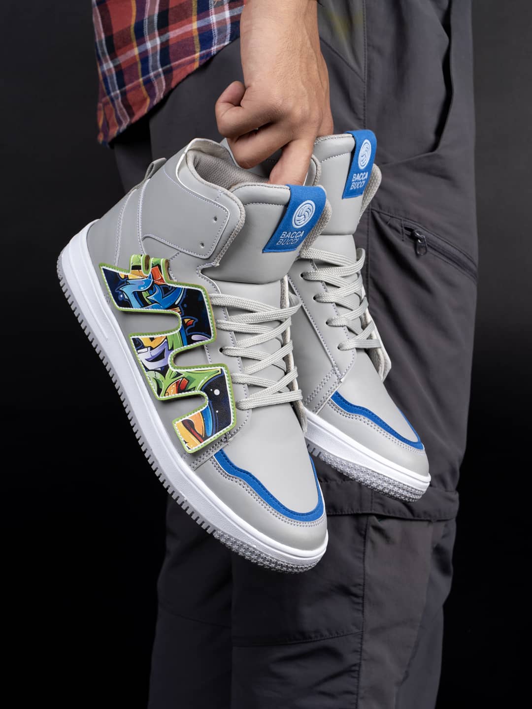 Bacca Bucci High-Top PATCH-PLAY Men's Sneakers - Image 10