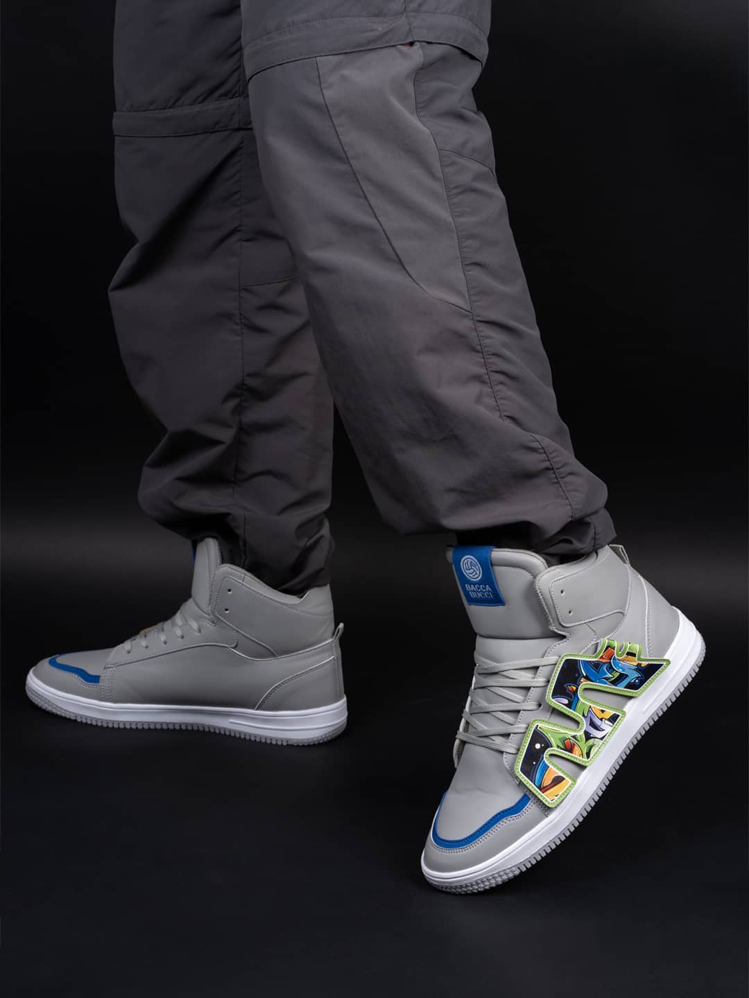 Bacca Bucci High-Top PATCH-PLAY Men's Sneakers - Image 13