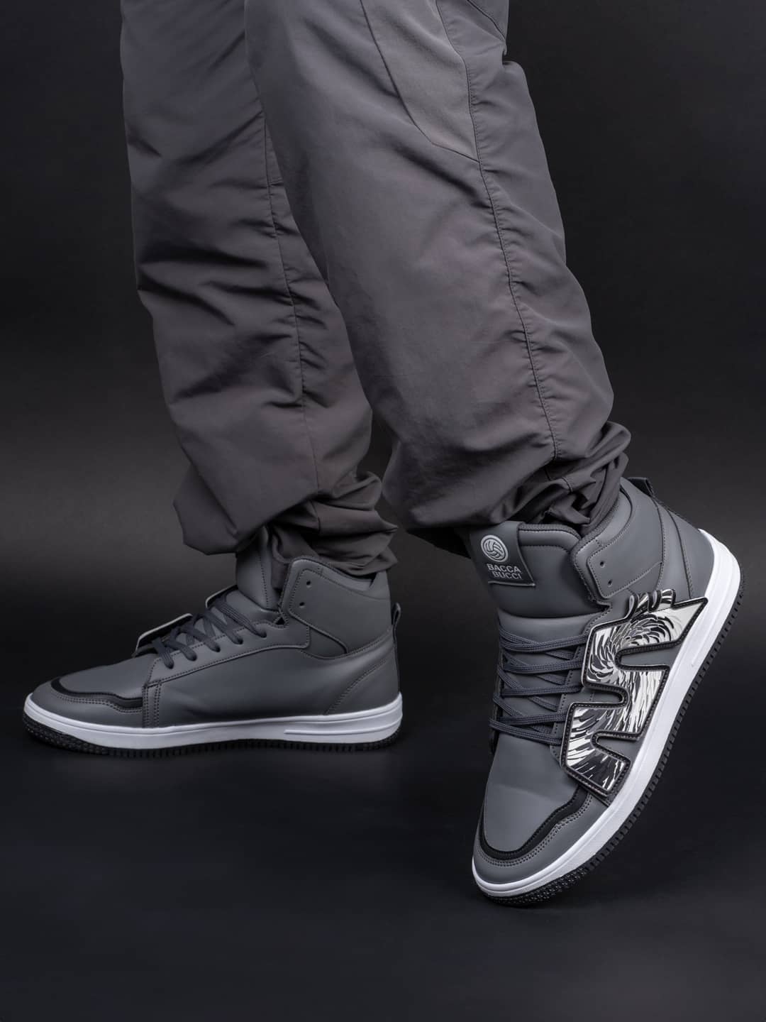 Bacca Bucci High-Top PATCH-PLAY Men's Sneakers - Image 22