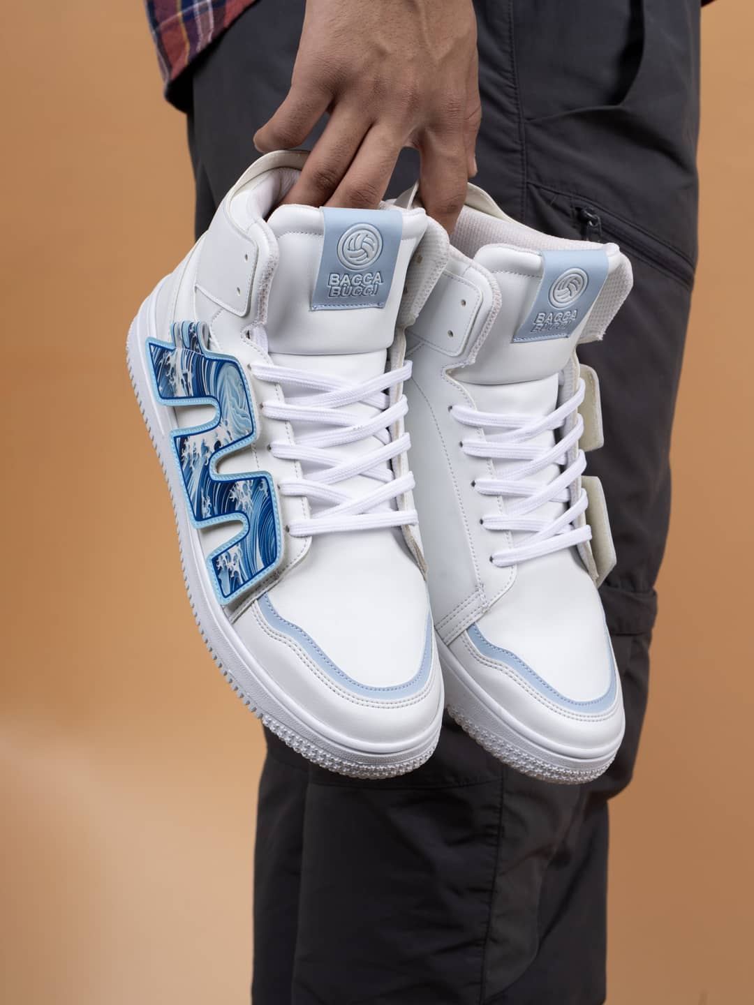 Bacca Bucci High-Top PATCH-PLAY Men's Sneakers - Image 15