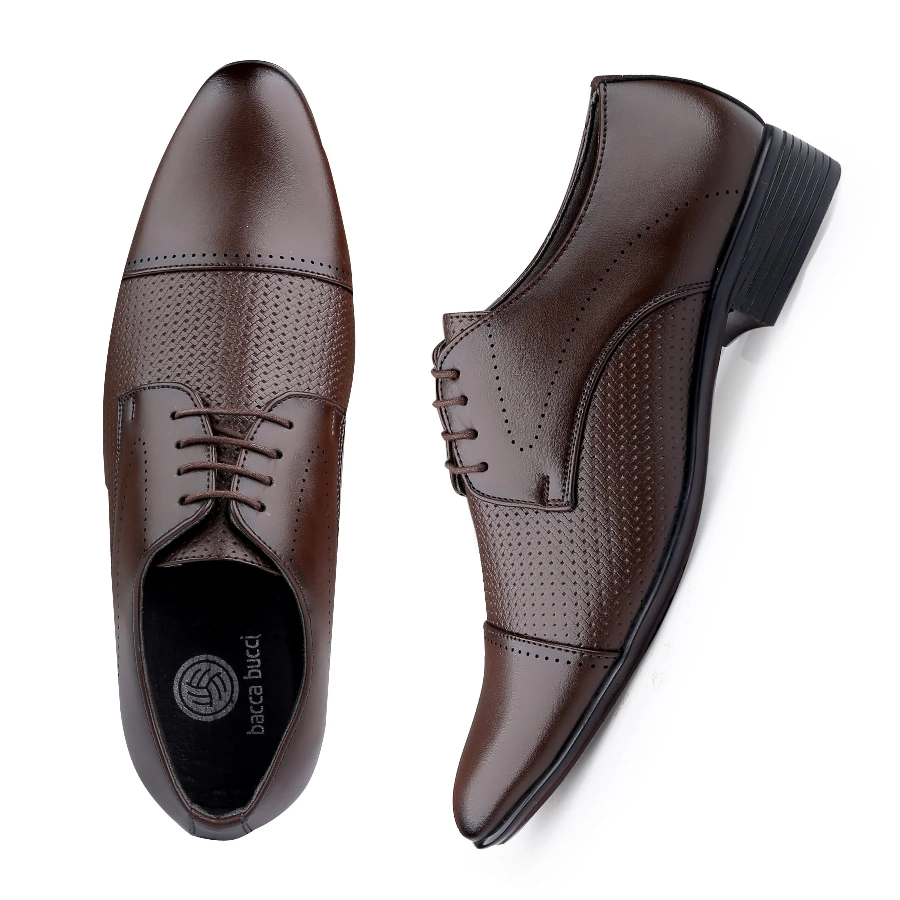 Bacca Bucci HOMER Formal Shoes with Superior Comfort | All Day Wear Office Or Party Lace-up Shoes - Image 4