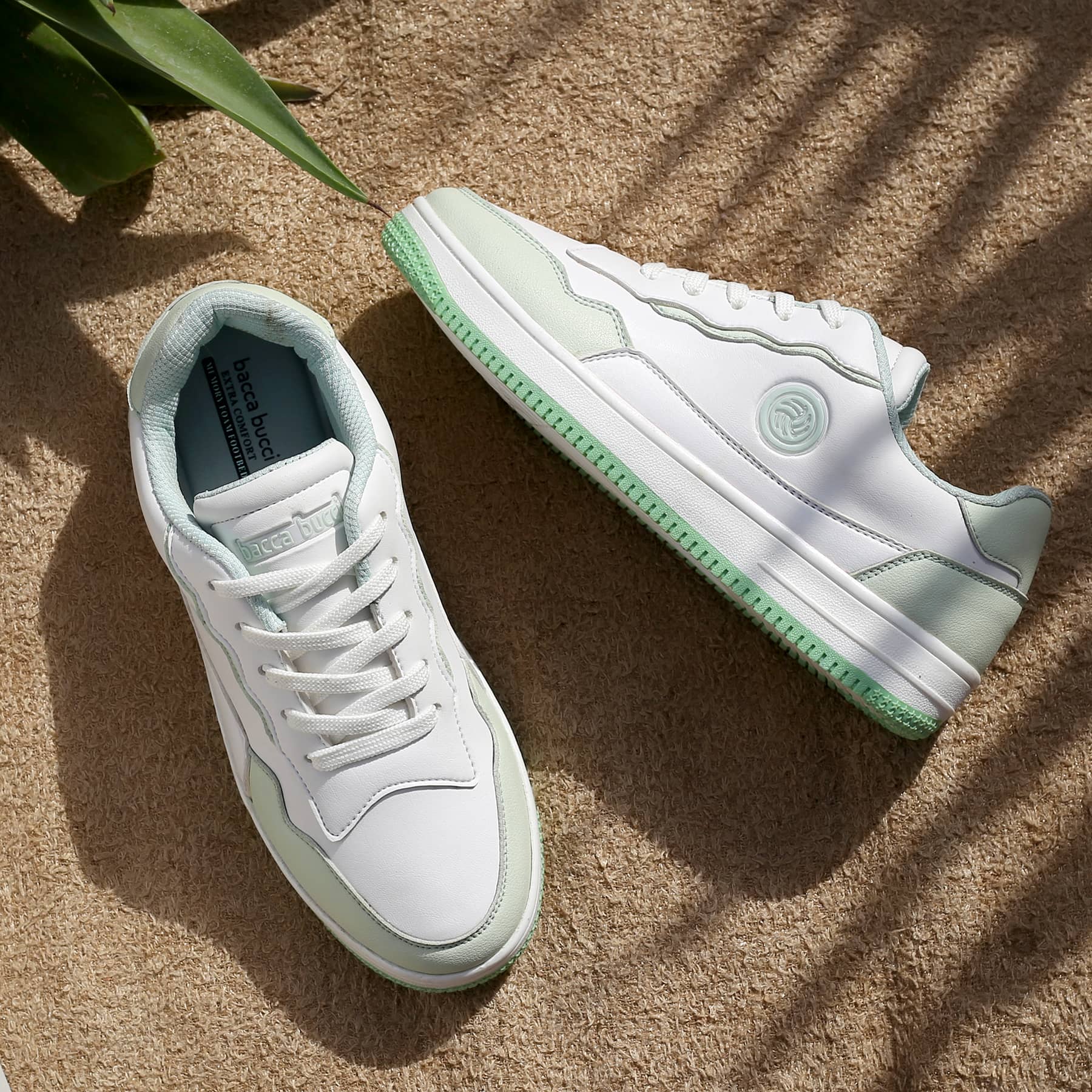 Bacca Bucci INFINITY Low Top Flat Sole Fashion Women's Sneakers - Image 17