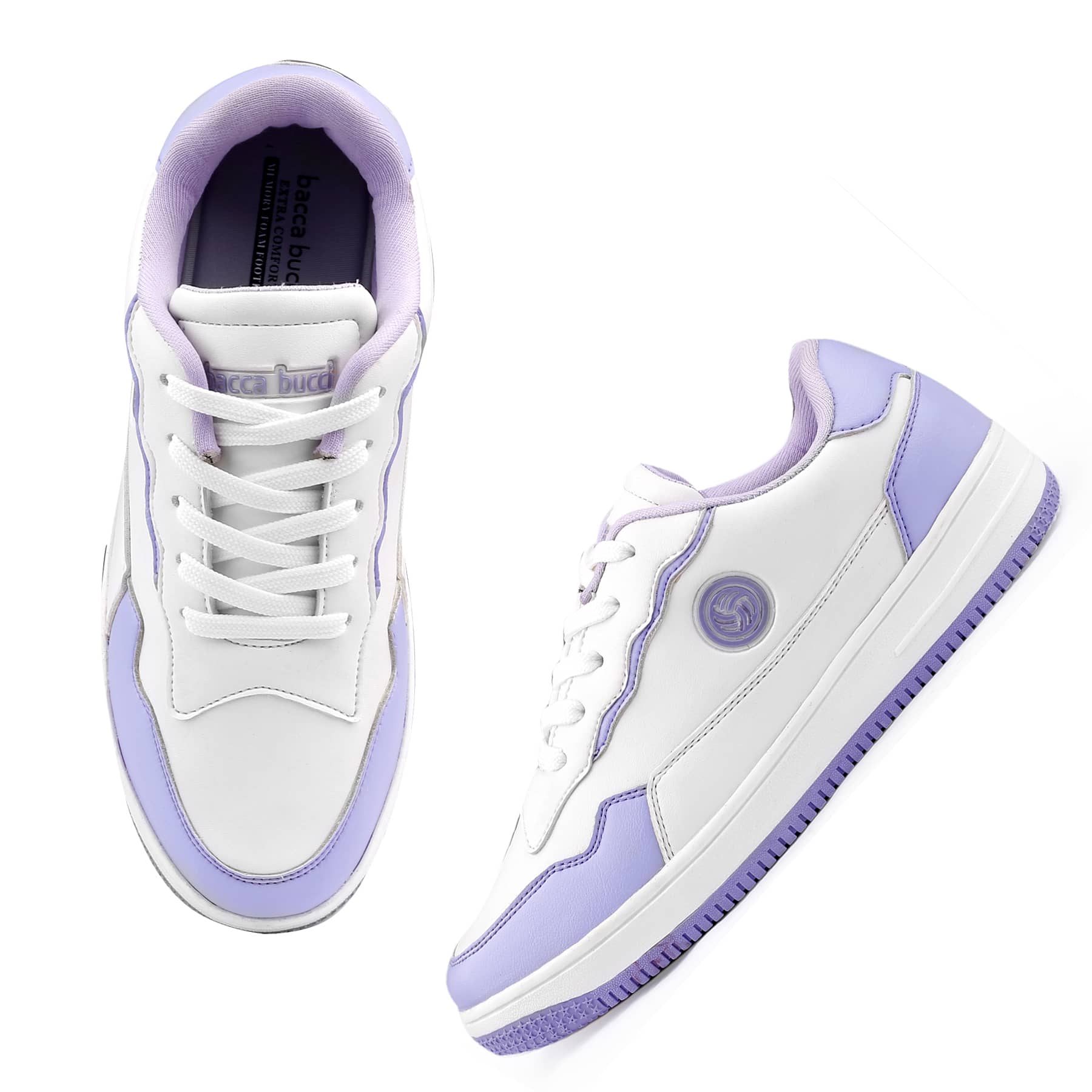 Bacca Bucci INFINITY Low Top Flat Sole Fashion Women's Sneakers - Image 5