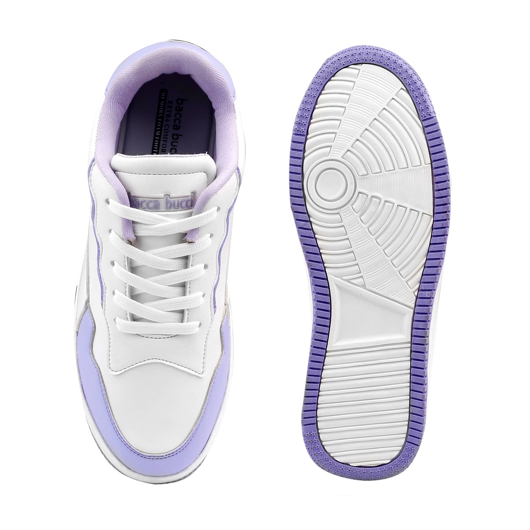 Bacca Bucci INFINITY Low Top Flat Sole Fashion Women's Sneakers - Image 7
