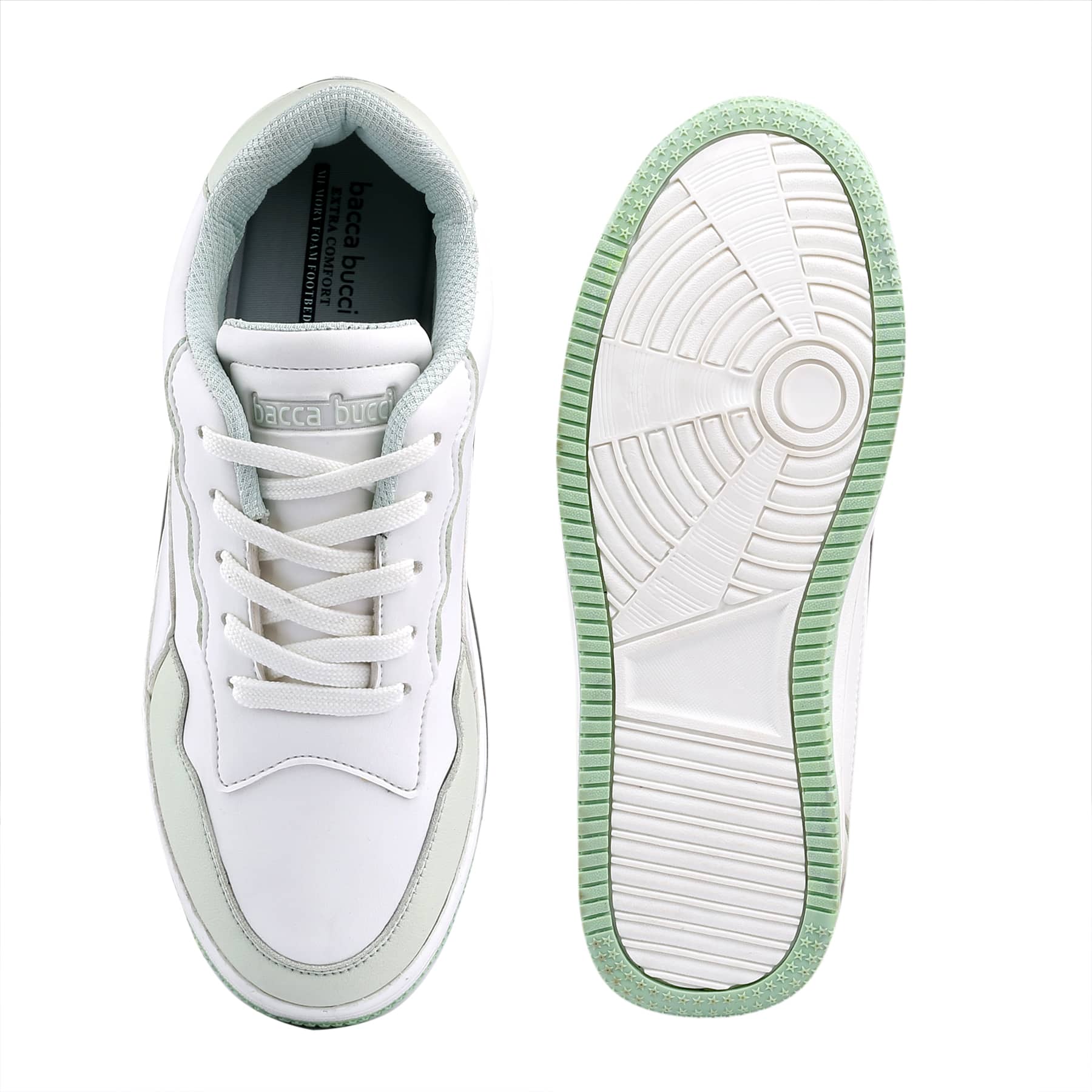 Bacca Bucci INFINITY Low Top Flat Sole Fashion Women's Sneakers - Image 7