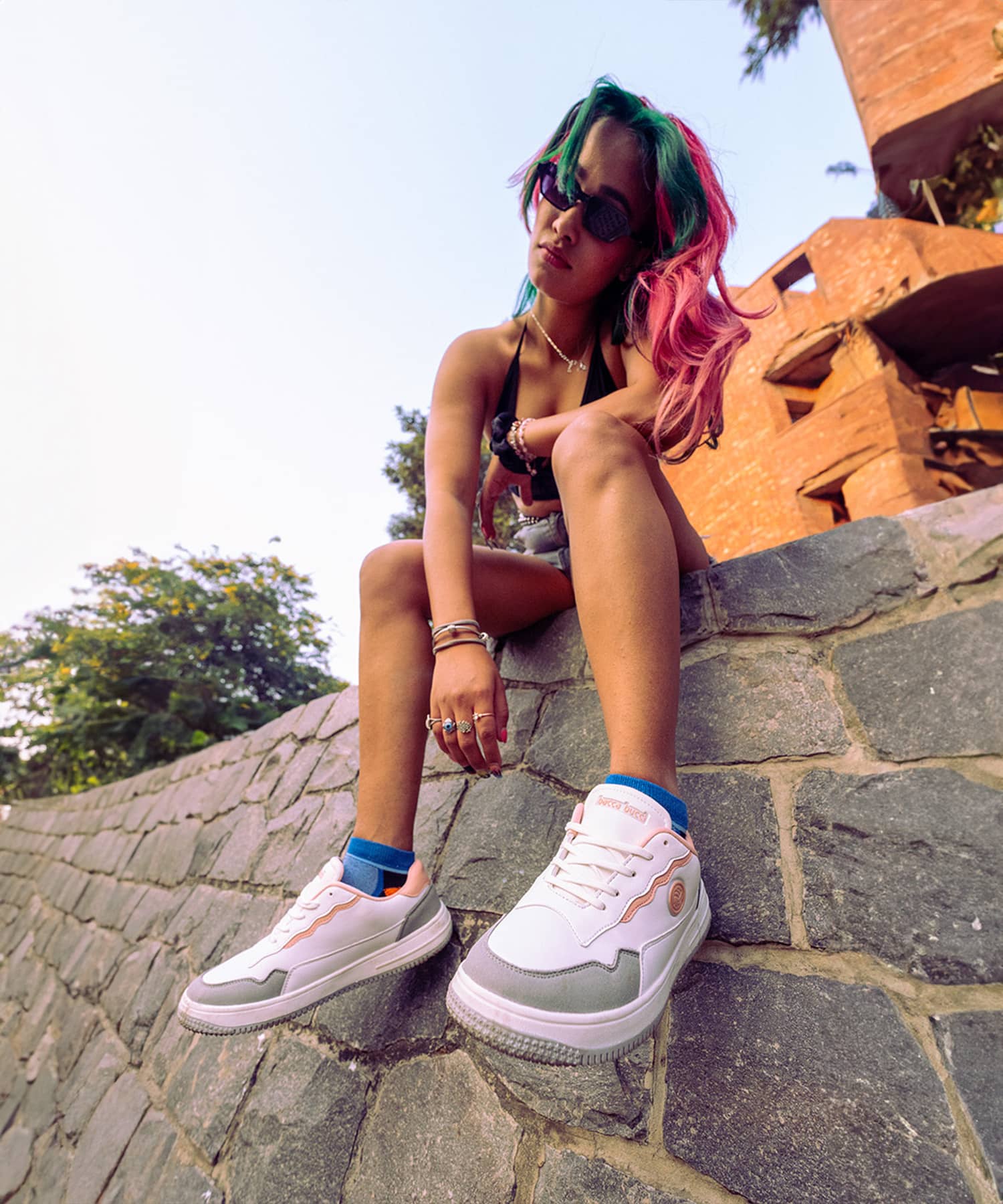 Bacca Bucci INFINITY Low Top Flat Sole Fashion Women's Sneakers - Image 9