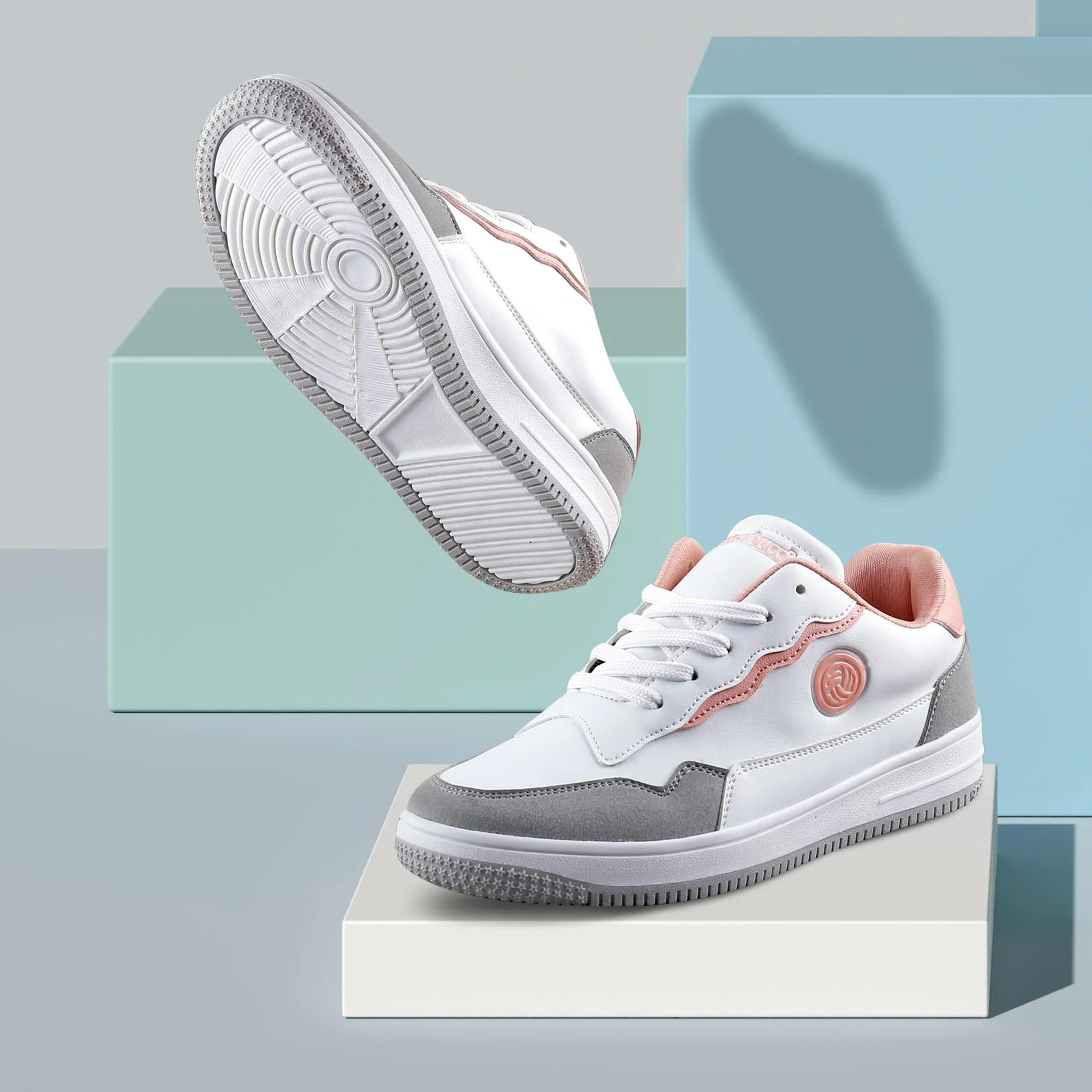 Bacca Bucci INFINITY Low Top Flat Sole Fashion Women's Sneakers - Image 3