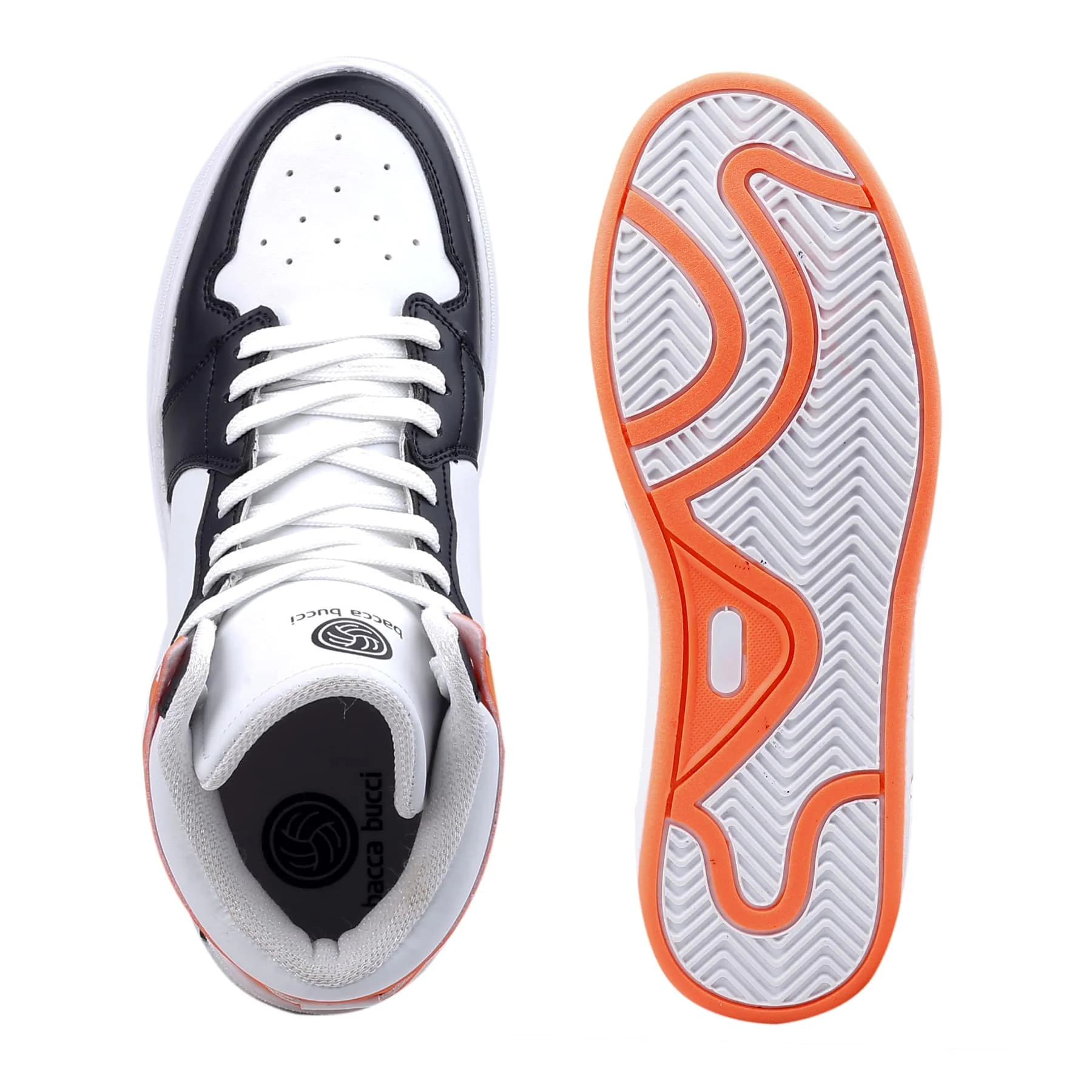 Bacca Bucci Boys or Girls Streetwear Flat Heel High-top Fashions Sneakers (Age : 8 Years to 12 Years) - Image 16