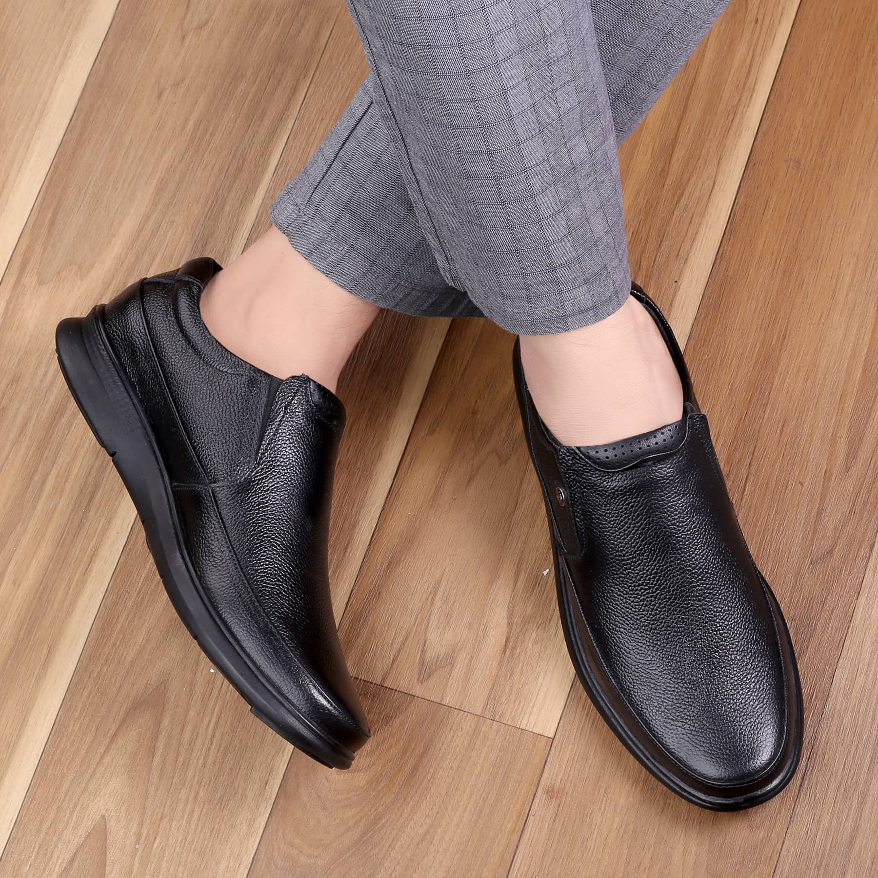 Bacca Bucci Leather Office Slip-ons Formal Shoes | UK- 06 to 14 - Image 10