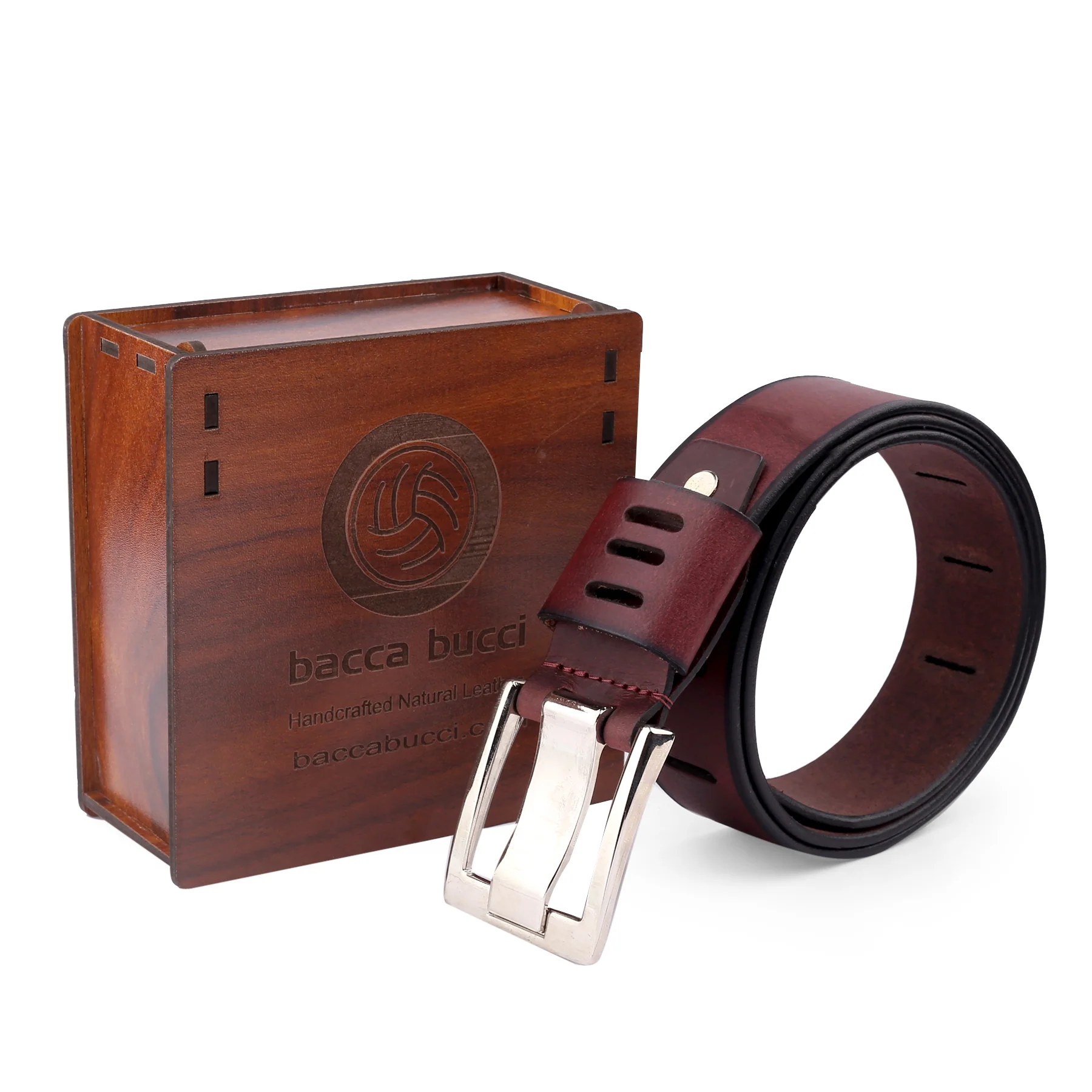 Bacca Bucci Full grain genuine leather Work Belt for Men - Image 5