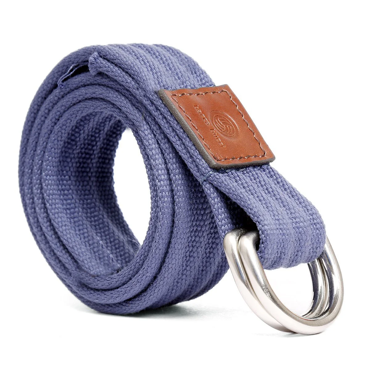 Bacca Bucci Men Canvas Belt Military Belt with Double D-Ring Buckle - Image 3