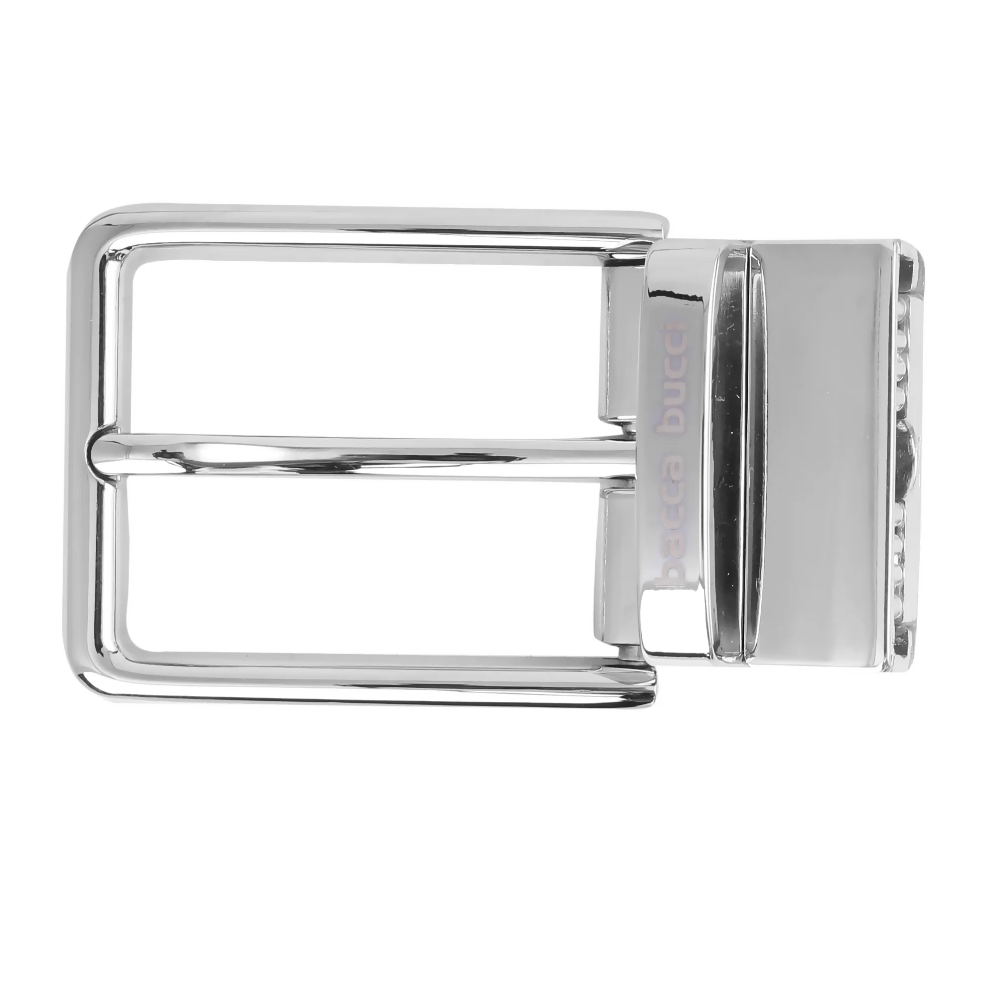 Bacca Bucci Men's 35 MM Nickle-Free Reversible Clamp Belt Buckle with Branding - Image 3