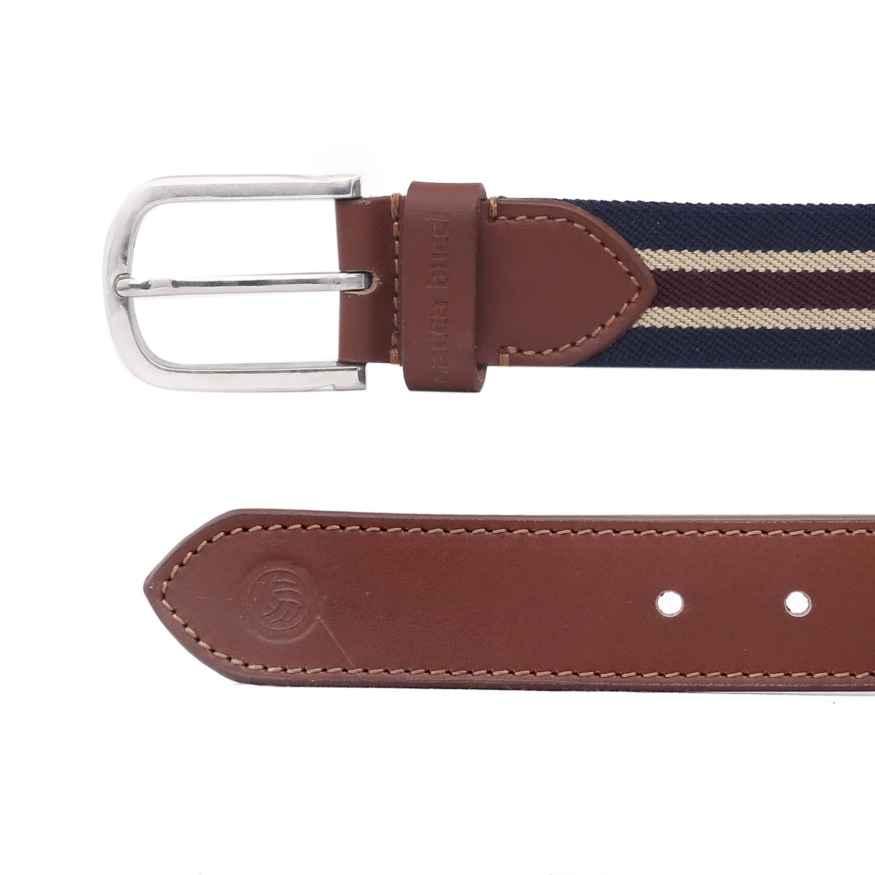 Bacca Bucci Mens Comfort Stretch Casual Fabric Belts - Image 4