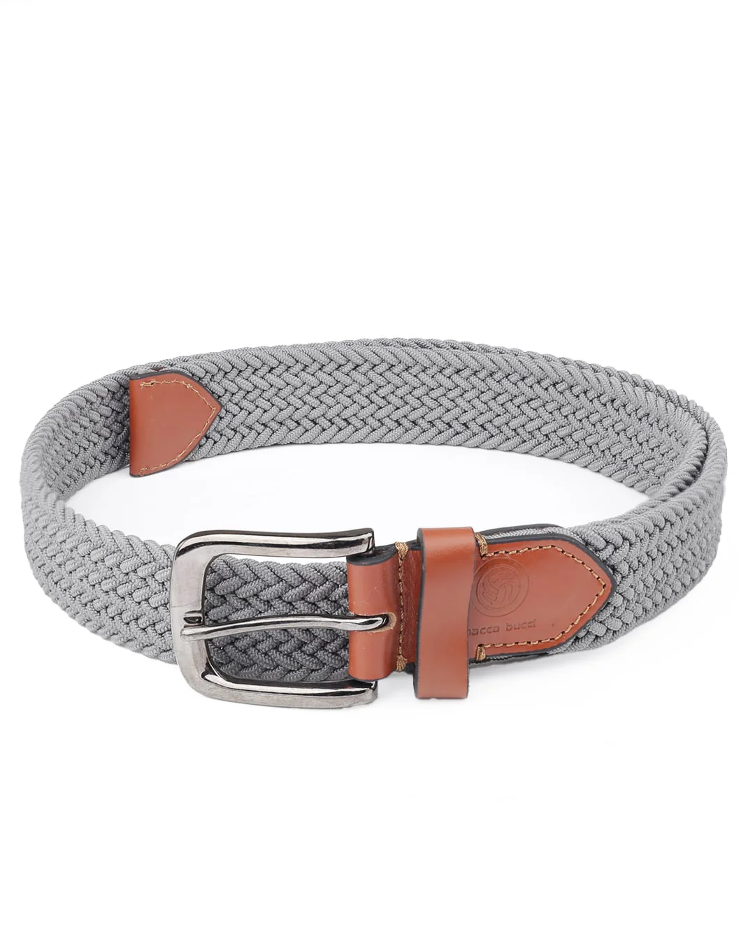 Bacca Bucci Men's Premium Elastic Braided Stretch Belt—Perfect for Golf, Casual, and Everyday Wear - Image 3