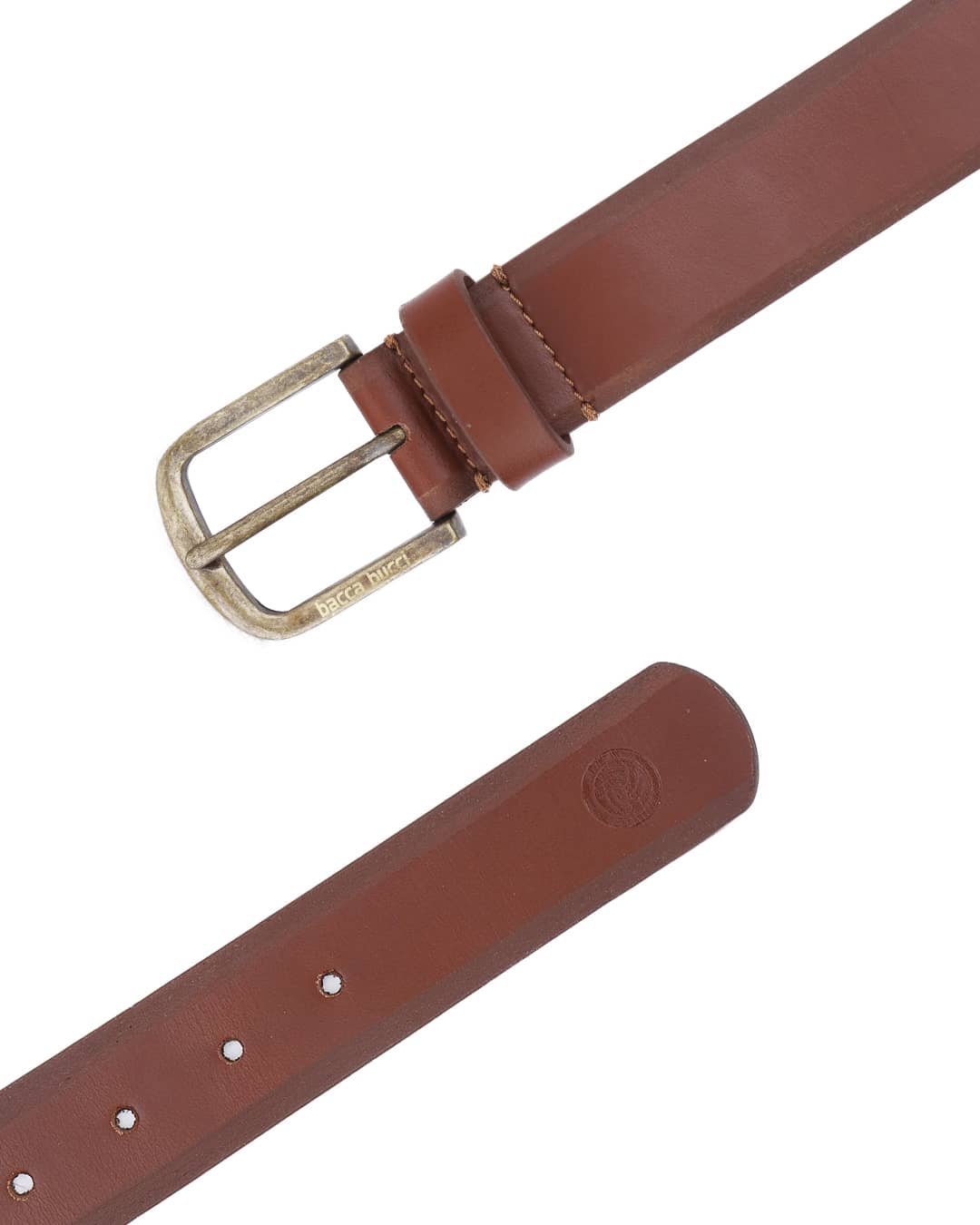 Bacca Bucci Men's Genuine Leather Casual Jeans Belt - Image 5