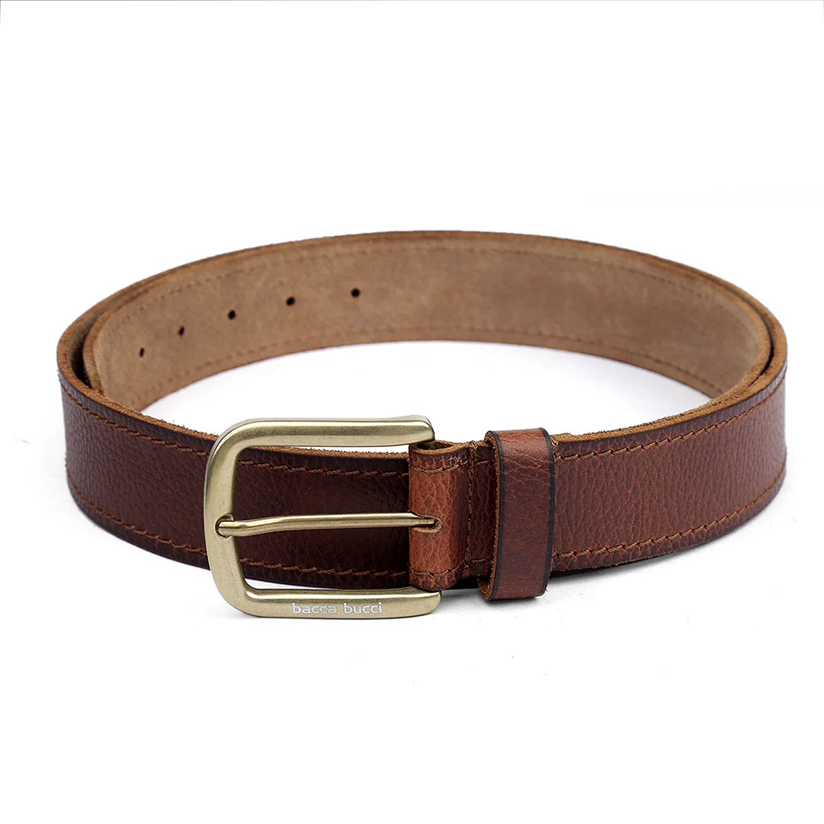 Bacca Bucci Men's Genuine Leather Jeans Belt - Image 4