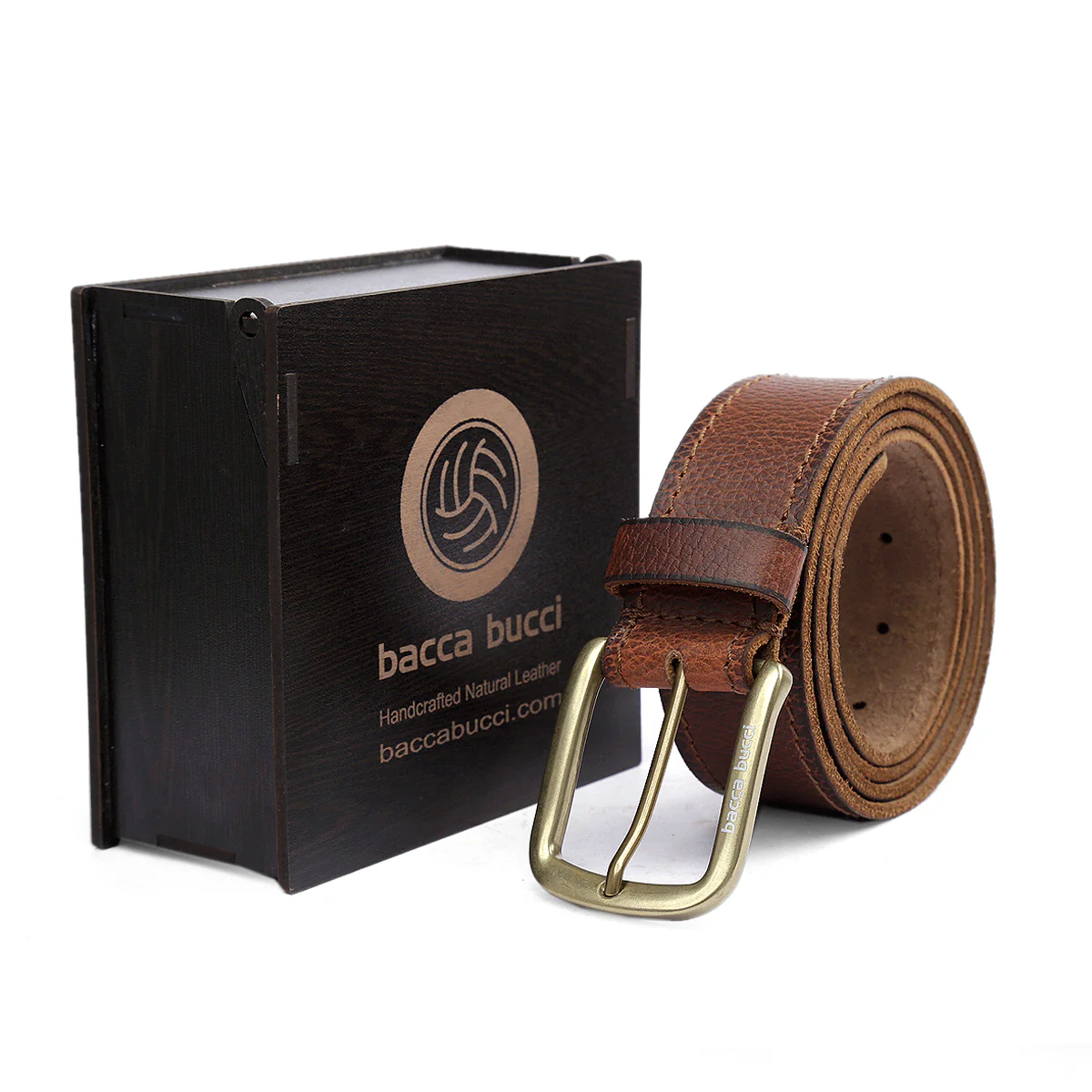 Bacca Bucci Men's Genuine Leather Jeans Belt - Image 6