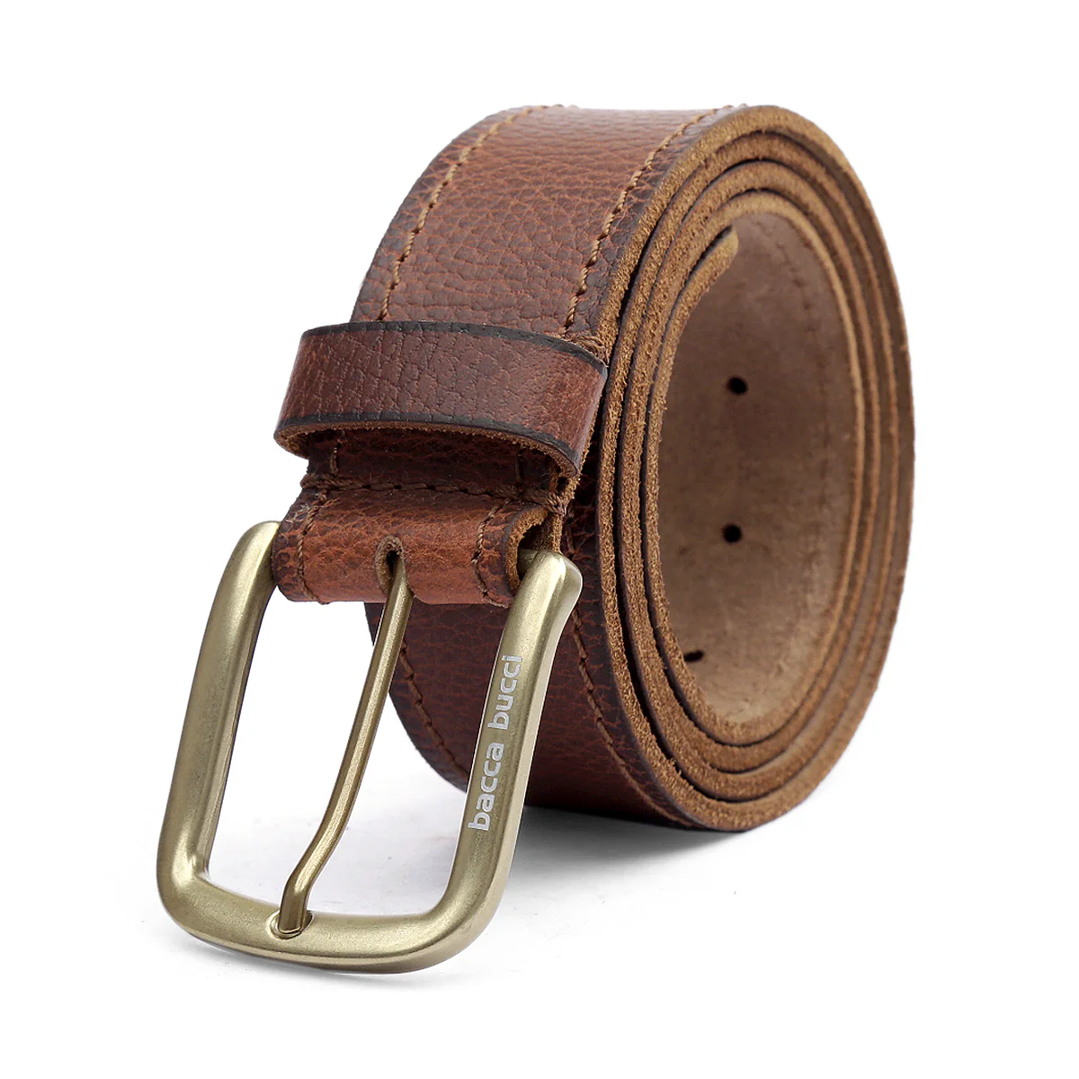 Bacca Bucci Men's Genuine Leather Jeans Belt - Image 3