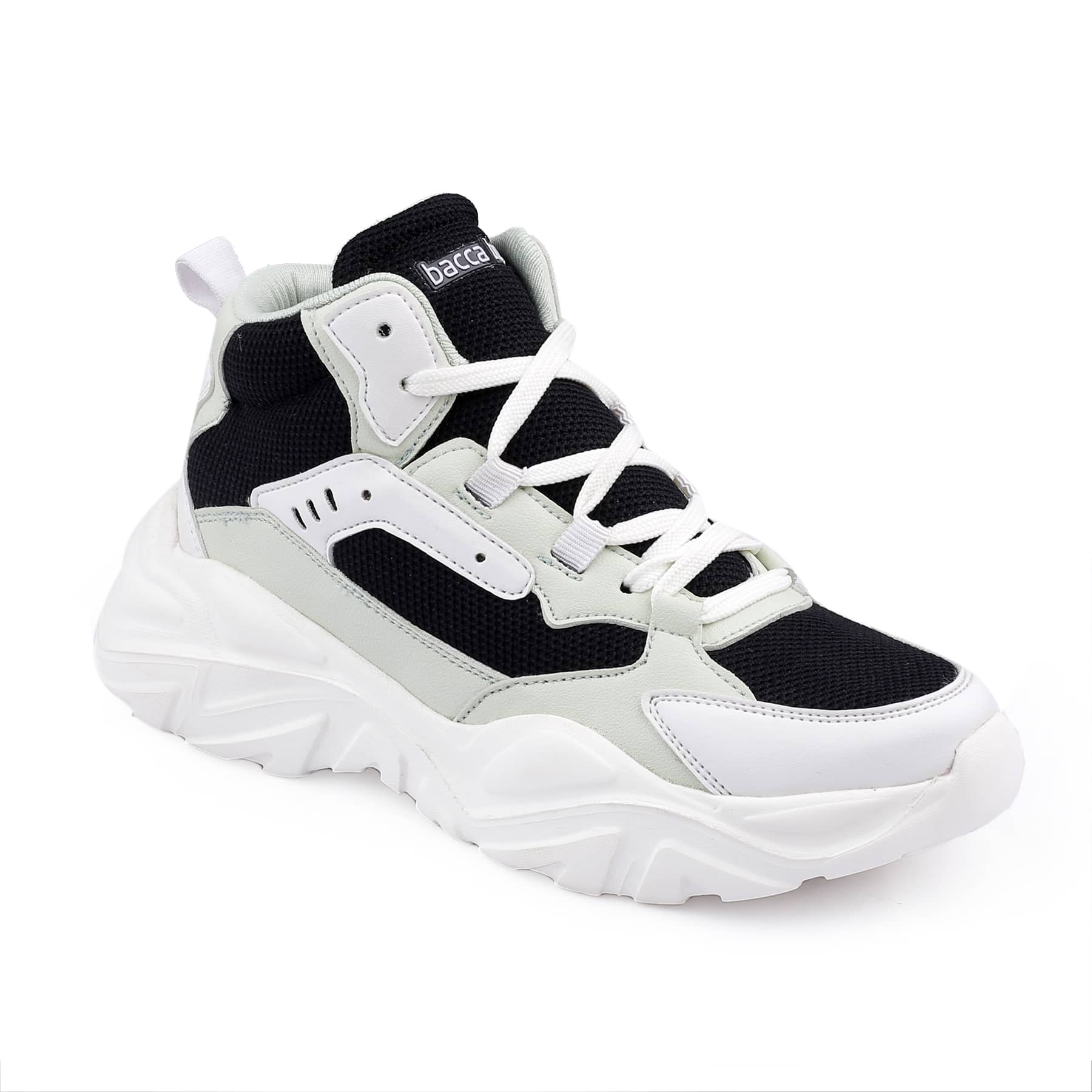Bacca Bucci NYRA Mid-top Platform Fashion Sneakers For Women | StreetWear Chunky Sneakers - Image 6