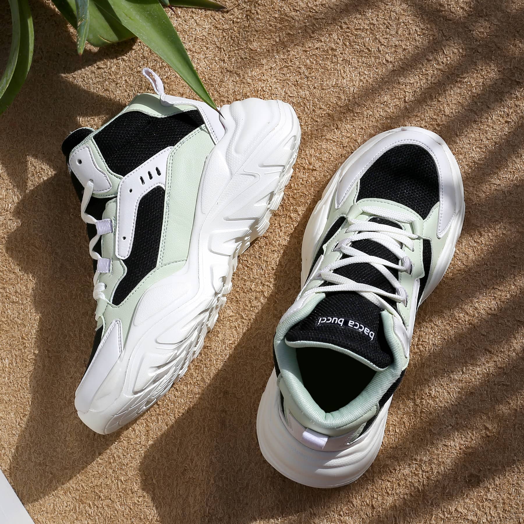 Bacca Bucci NYRA Mid-top Platform Fashion Sneakers For Women | StreetWear Chunky Sneakers - Image 8