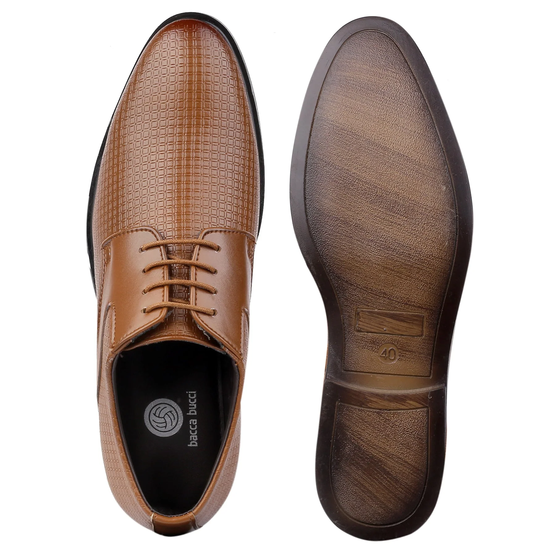Bacca Bucci OSLO Formal Shoes with Superior Comfort | All Day Wear Office Or Party Lace-up Shoes - Image 11