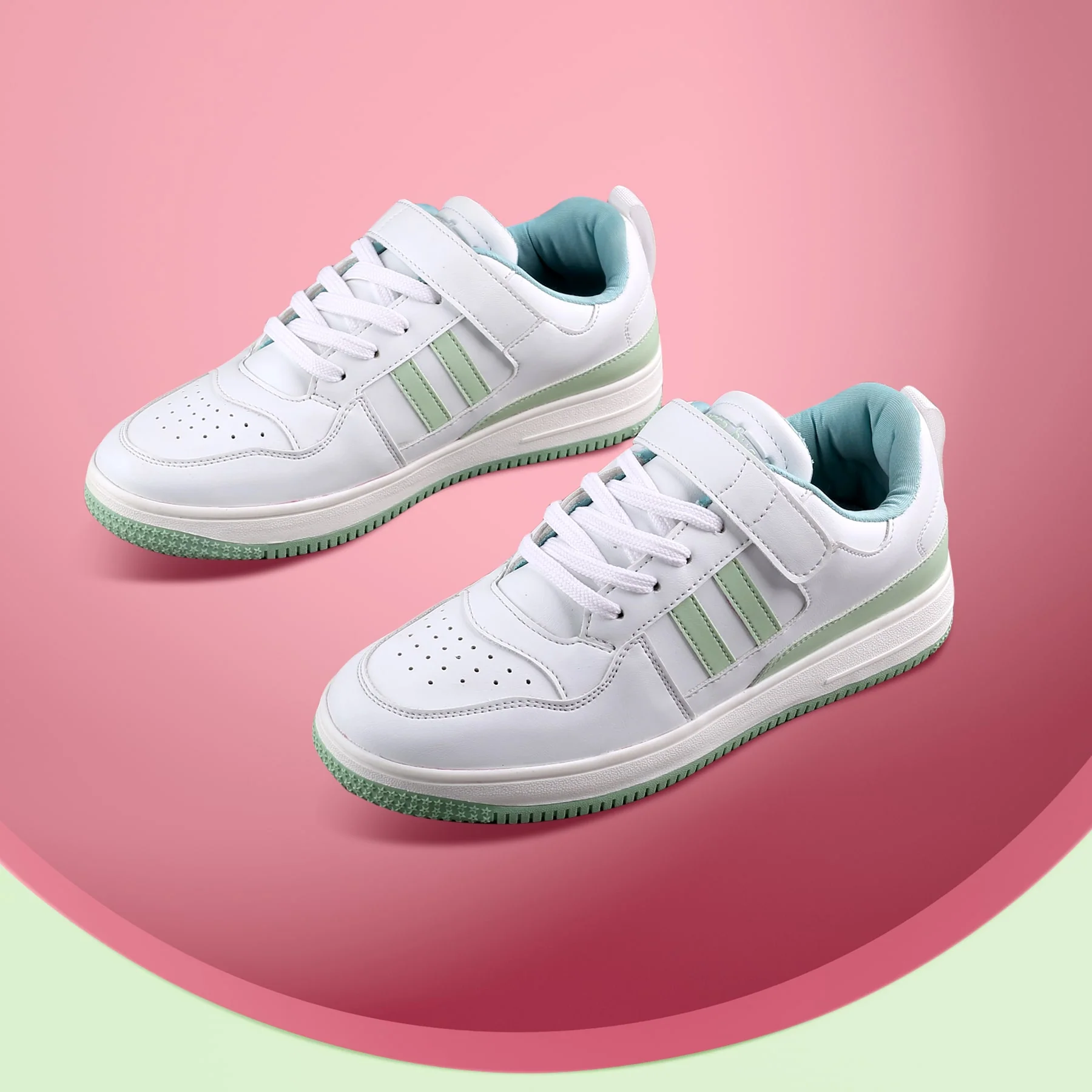 Bacca Bucci PHOENIX Low-Top Fashion Women's Sneakers with Hook & Loop Closure - Image 18