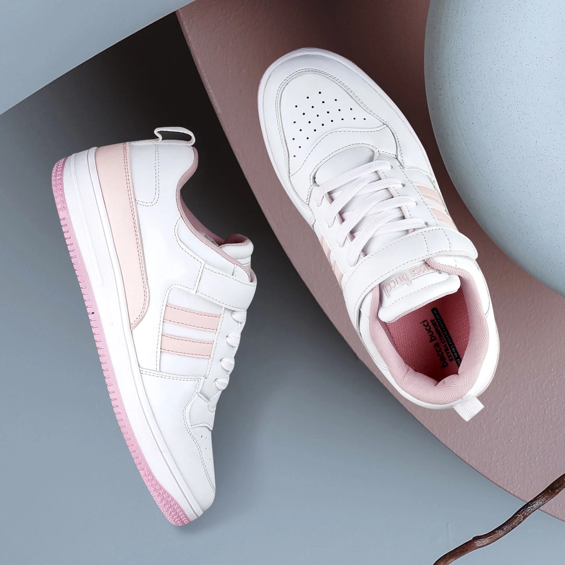 Bacca Bucci PHOENIX Low-Top Fashion Women's Sneakers with Hook & Loop Closure - Image 5