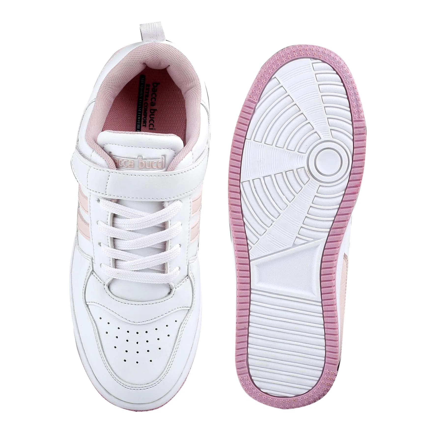 Bacca Bucci PHOENIX Low-Top Fashion Women's Sneakers with Hook & Loop Closure - Image 7